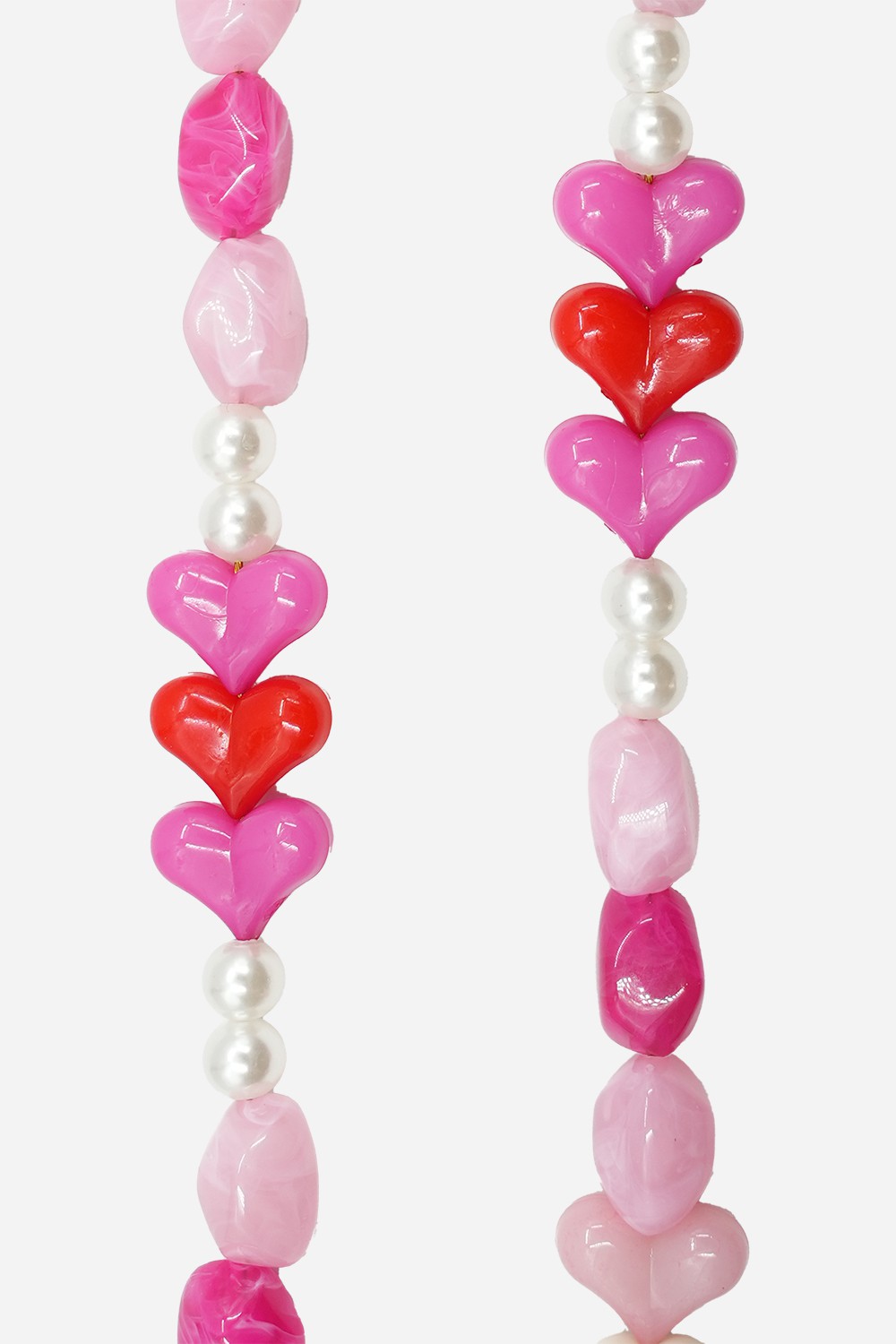 Beaded phone chain LA COQUE FRANCAISE Pink