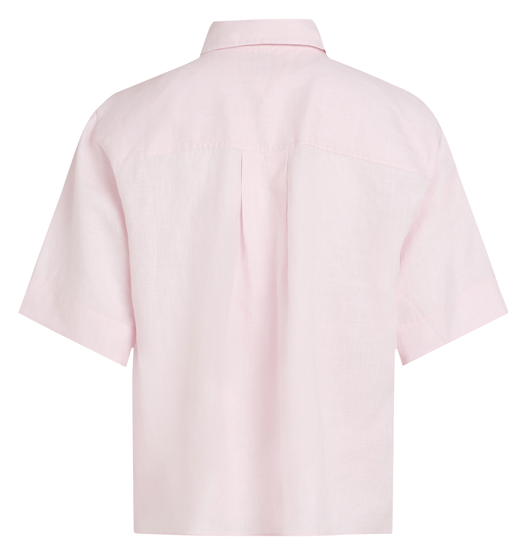 Straight-fit, linnen overhemd TOMMY HILFIGER Roze