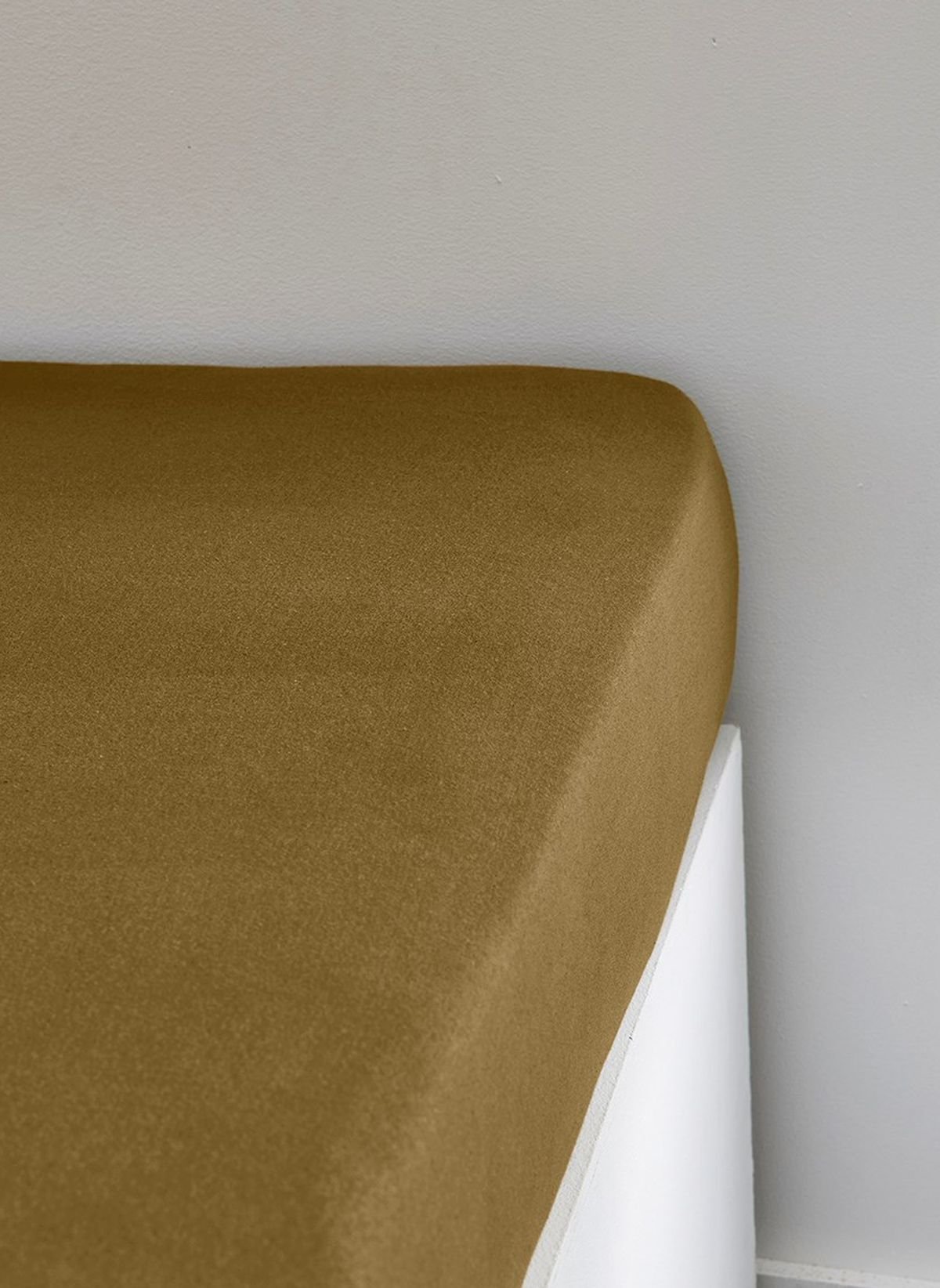 Solid color fitted sheet in cotton TODAY LINGE DE MAISON Brown