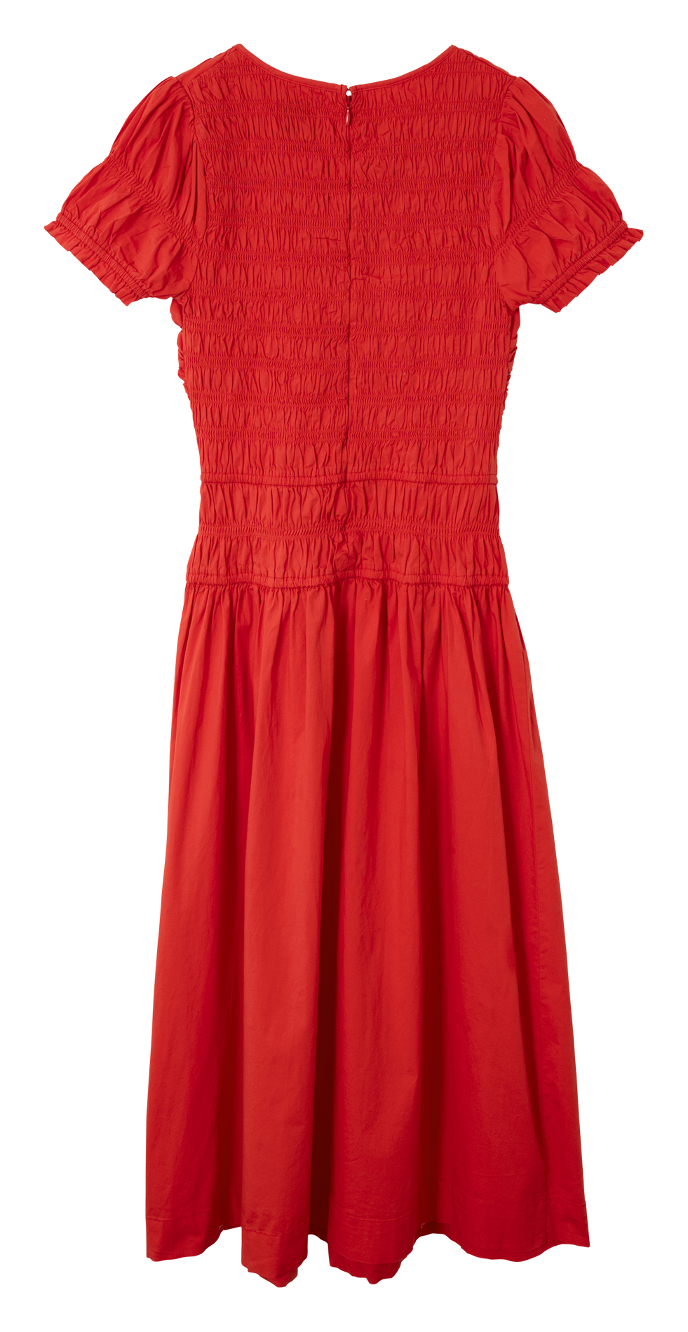 Cotton-blend midi dress DAMSON MADDER Brown