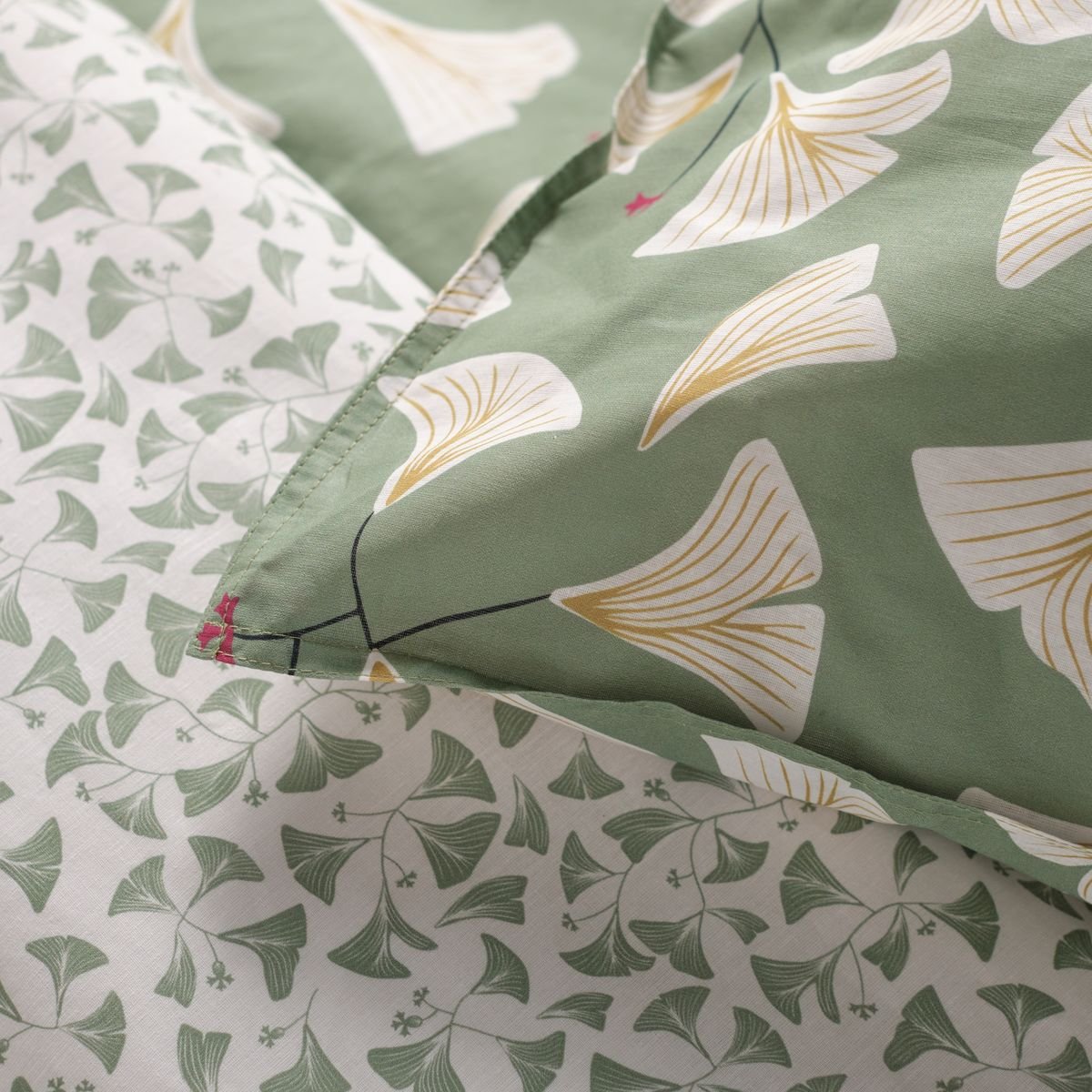 Printed cotton bed set TODAY LINGE DE MAISON Green
