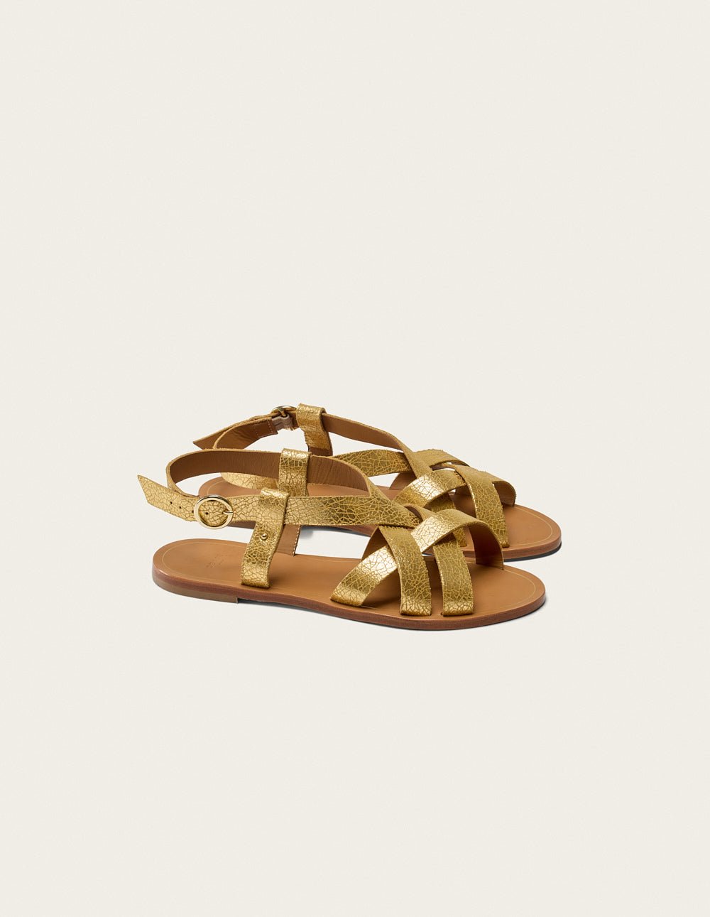 Sandals ODAJE EX. M.MOUSTACHE Golden