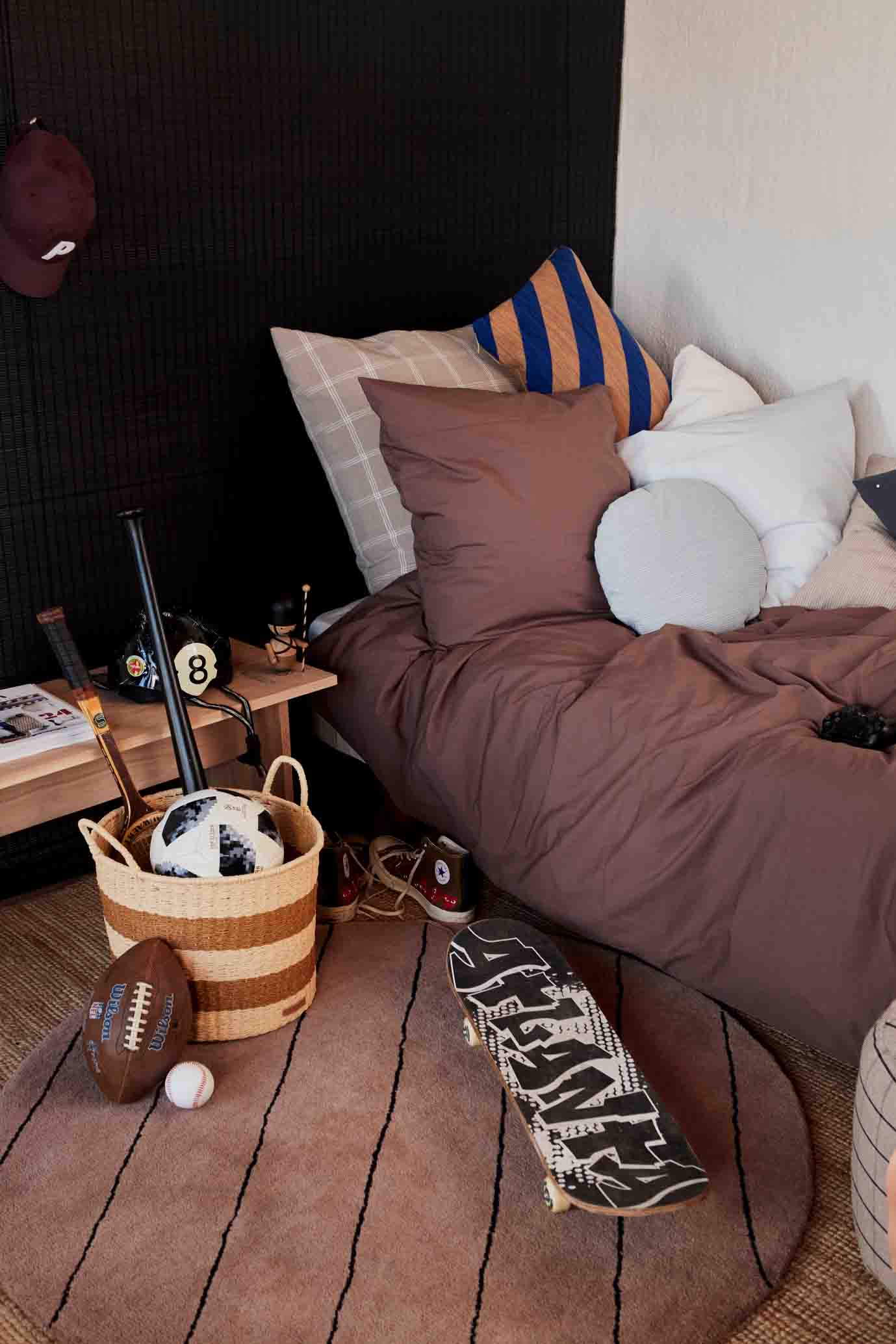 Cotton cushion cover OYOY LIVING DESIGN Beige