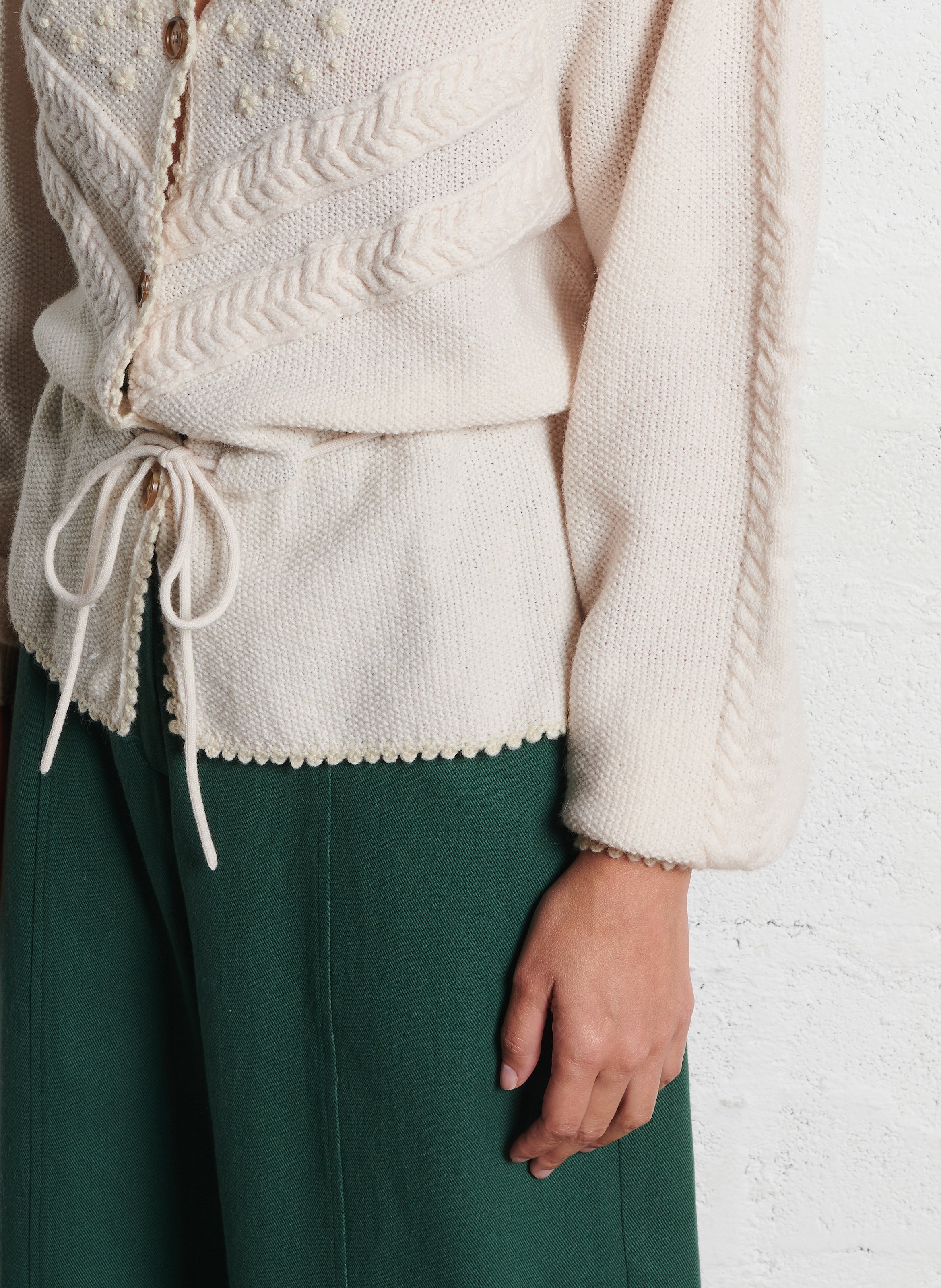 Round-neck cardigan LOUISE MISHA Beige