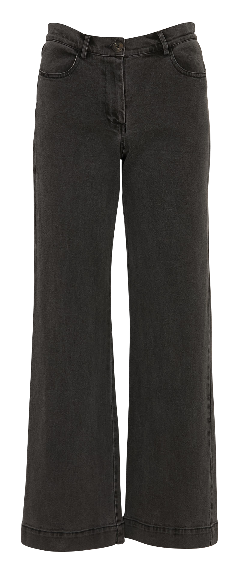 Jean droit en coton mélangé NICE THINGS Noir