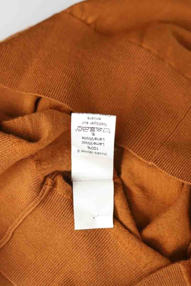 Chip wool cardigan KENZO - SECONDE MAIN Brown