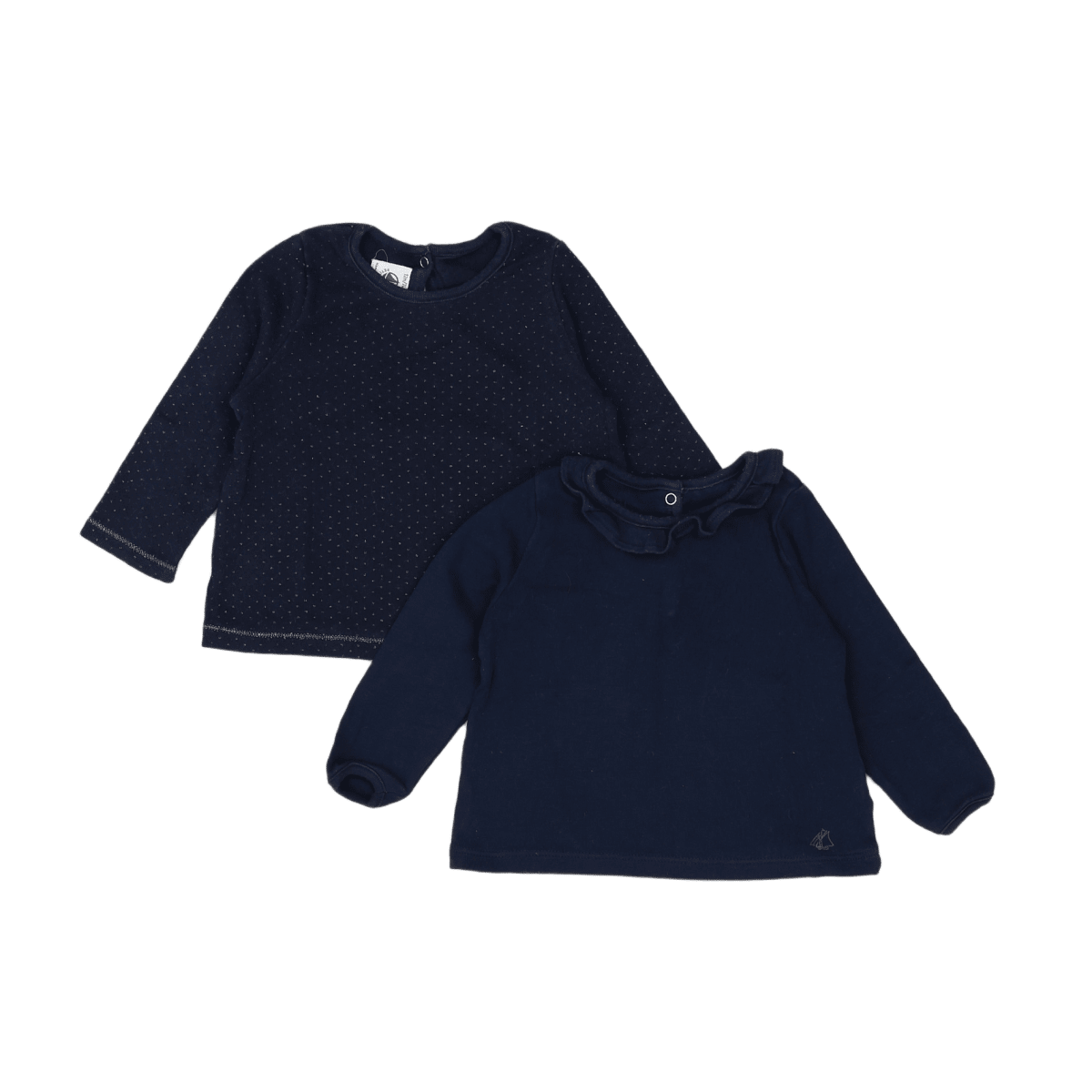 Blue baby T-shirt - 12 months PETIT BATEAU - Seconde Main Blue