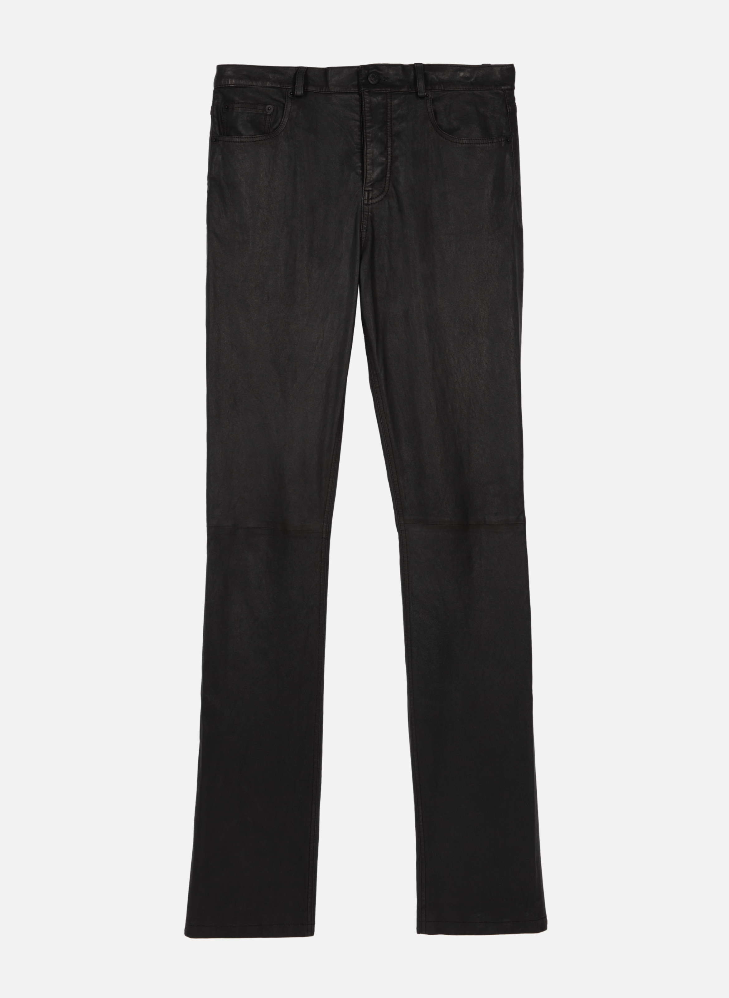 Slim leather pants THE KOOPLES Black