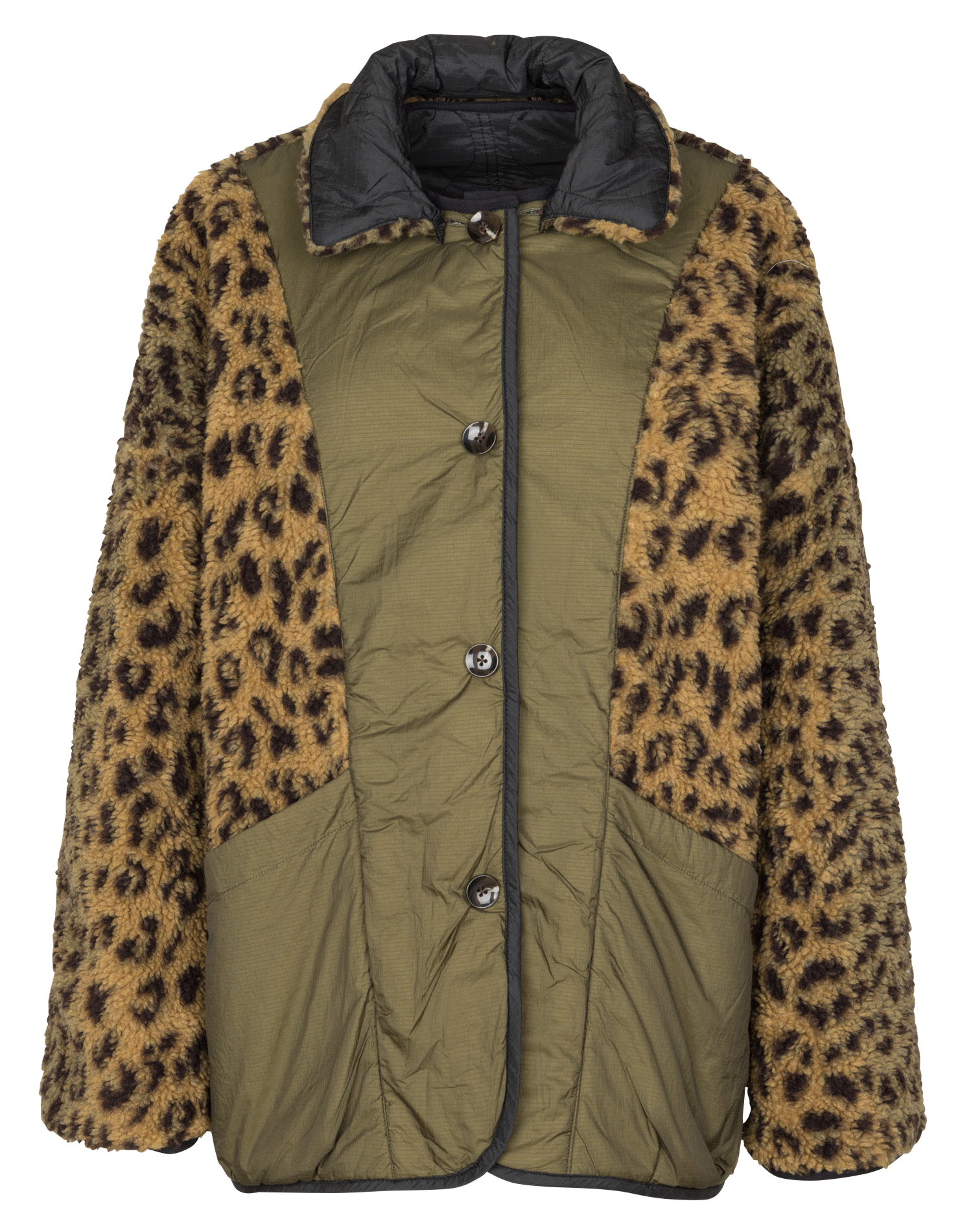 Oversized omkeerbare jas BELLEROSE Zwart