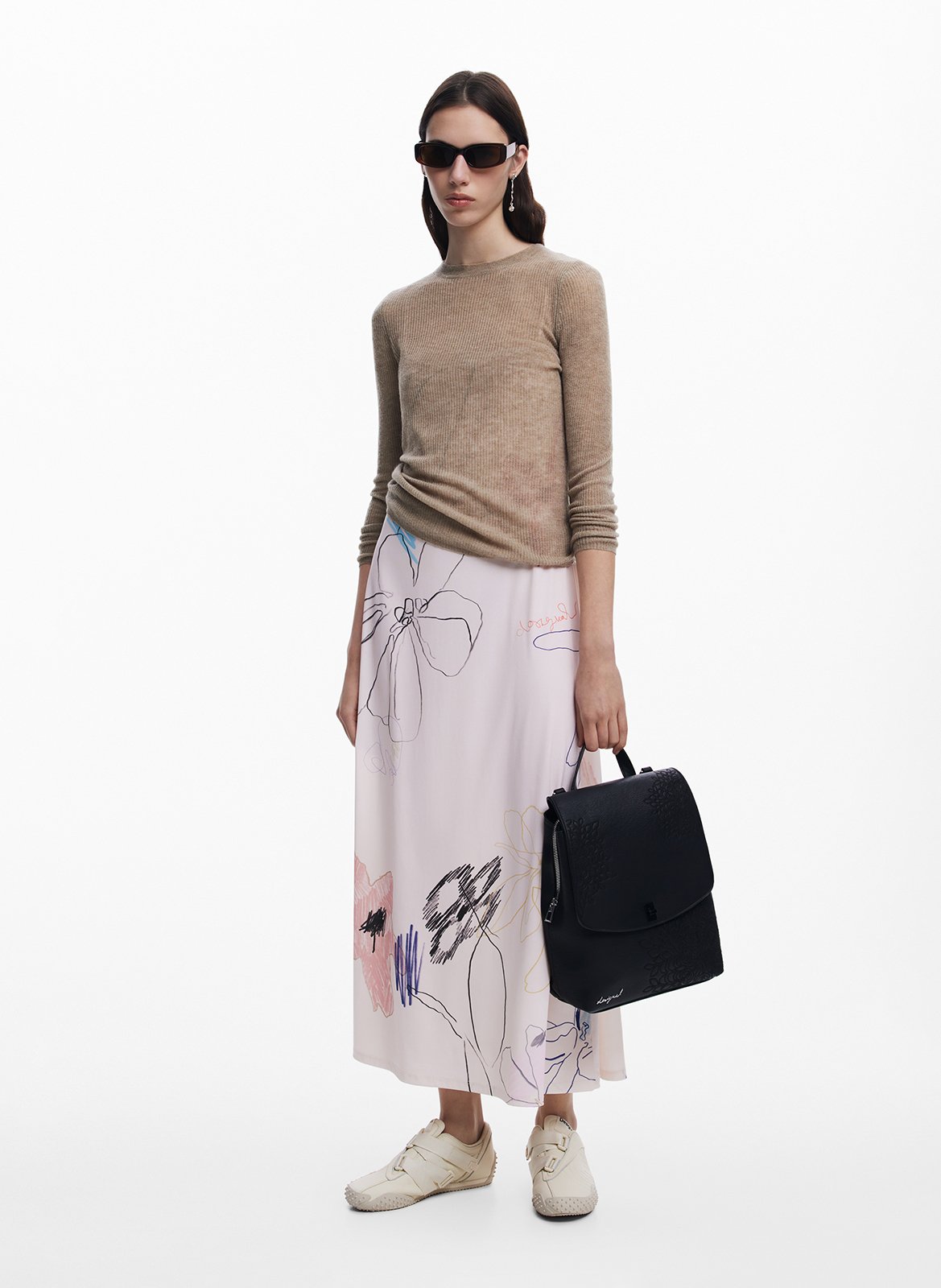 Rucksack mit Gravur DESIGUAL Schwarz