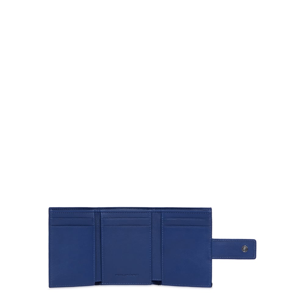 Portefeuille homme trifold à poche monnaie PIQUADRO