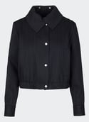 ジャケット Margaux Lonnberg Jackets Striped jacket with classic collar Navy stripes Margaux