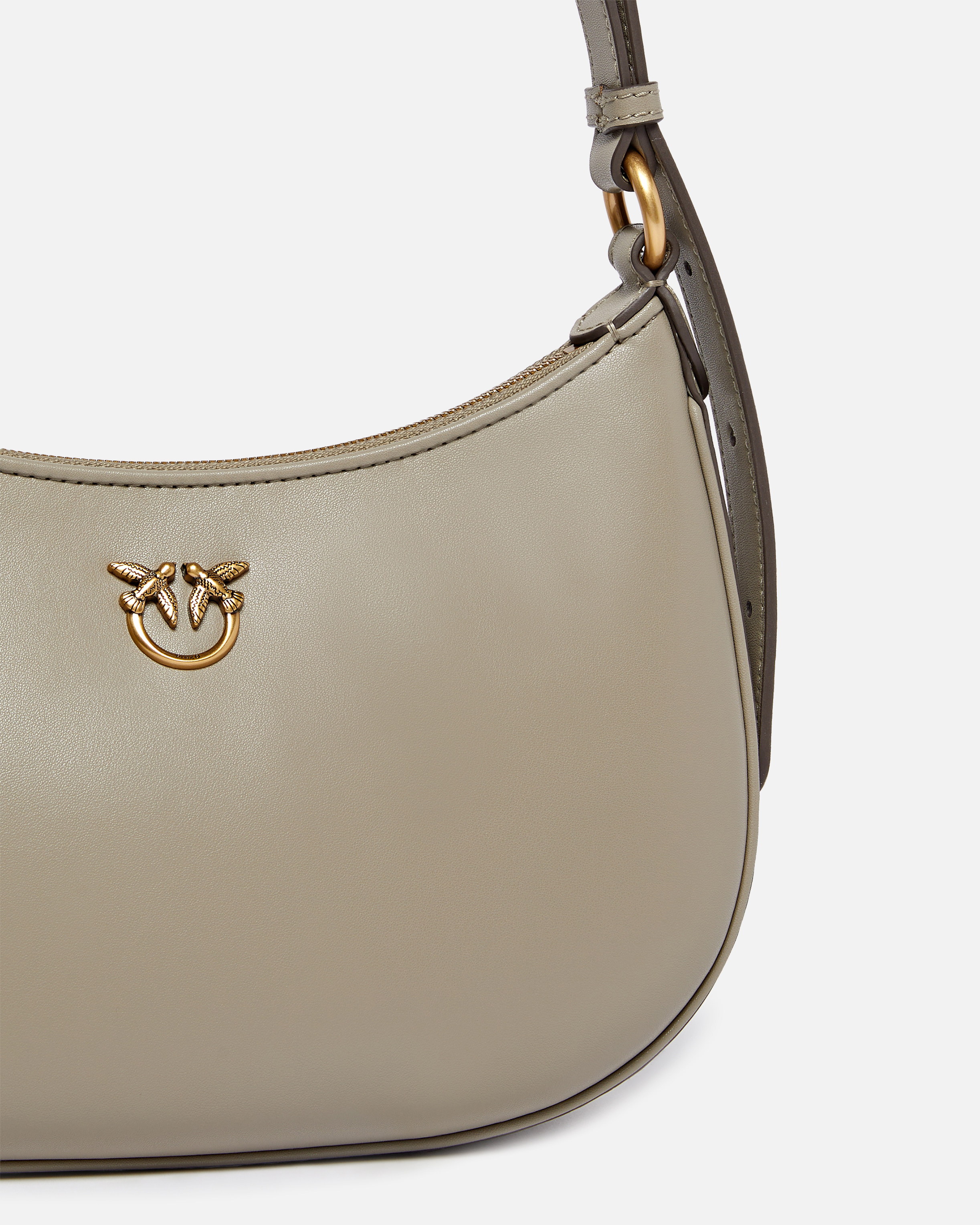 Mini Love Bag Half Moon Simply PINKO Grey