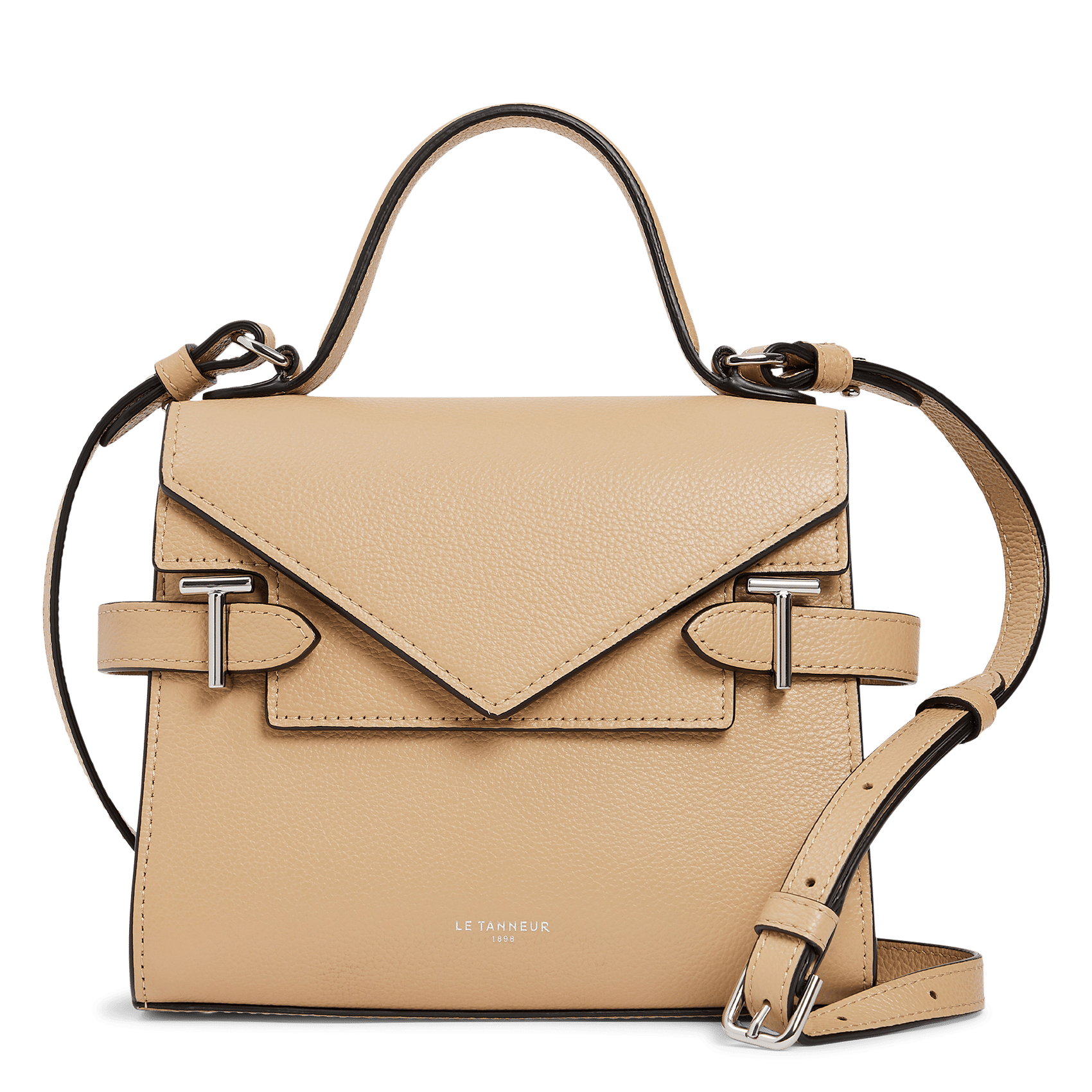 Leather handbag LE TANNEUR