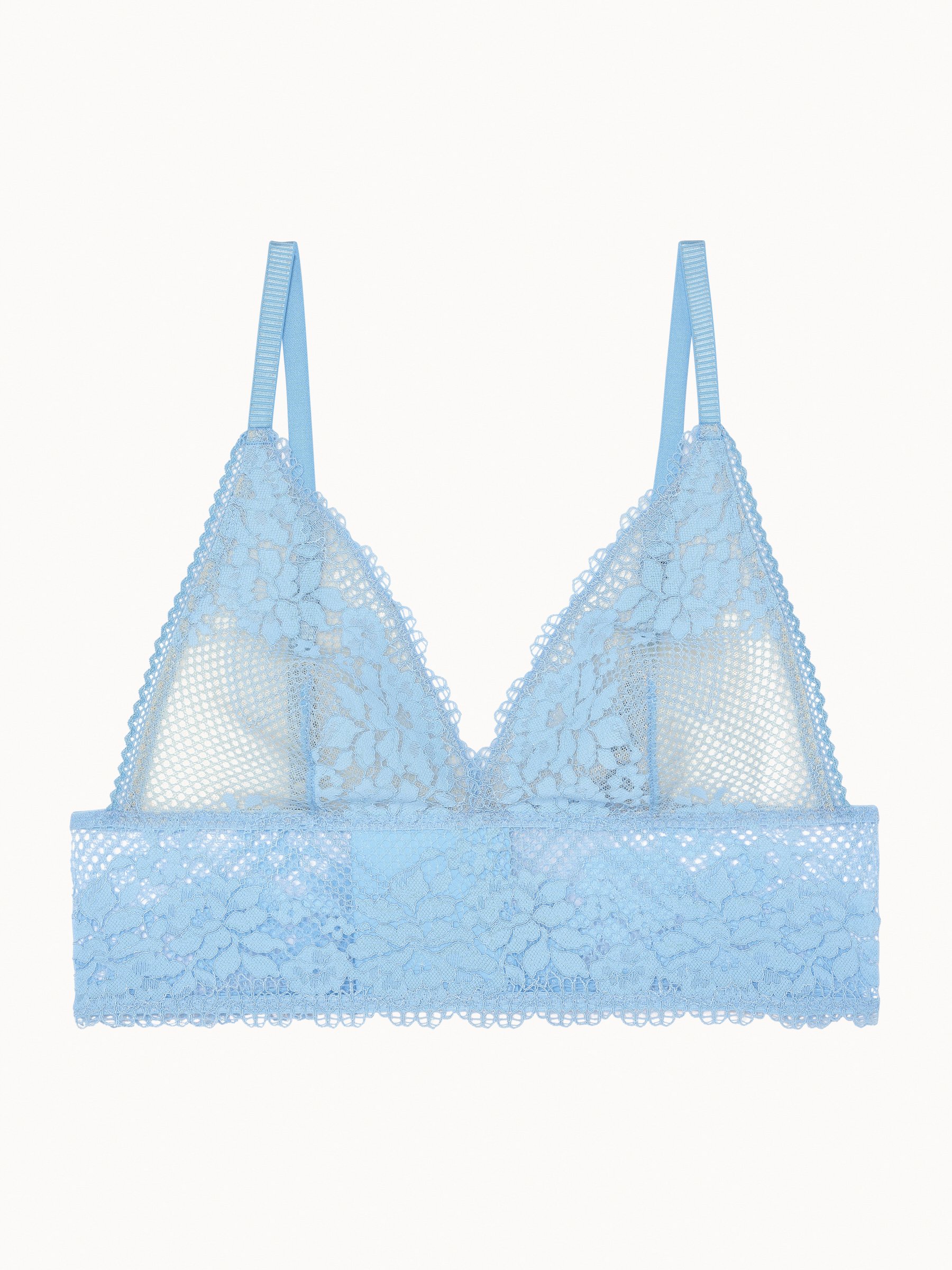 Non-wired triangle bra PASSIONATA Blue