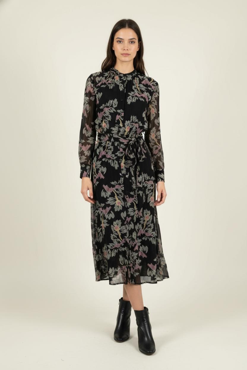 Long dress ISABEL MARANT ÉTOILE - SECONDE MAIN Black