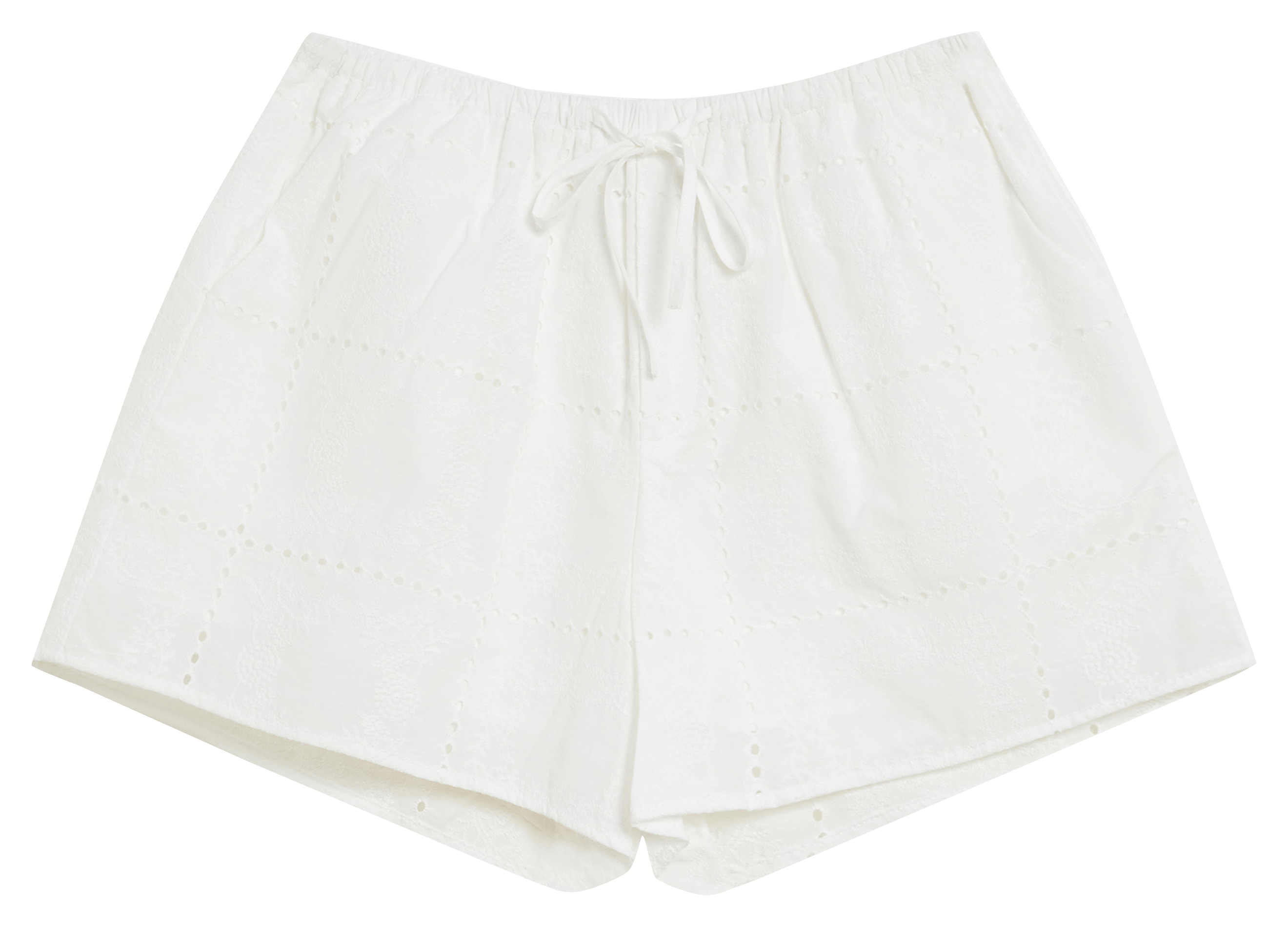Katoenen short GRACE ET MILA Wit