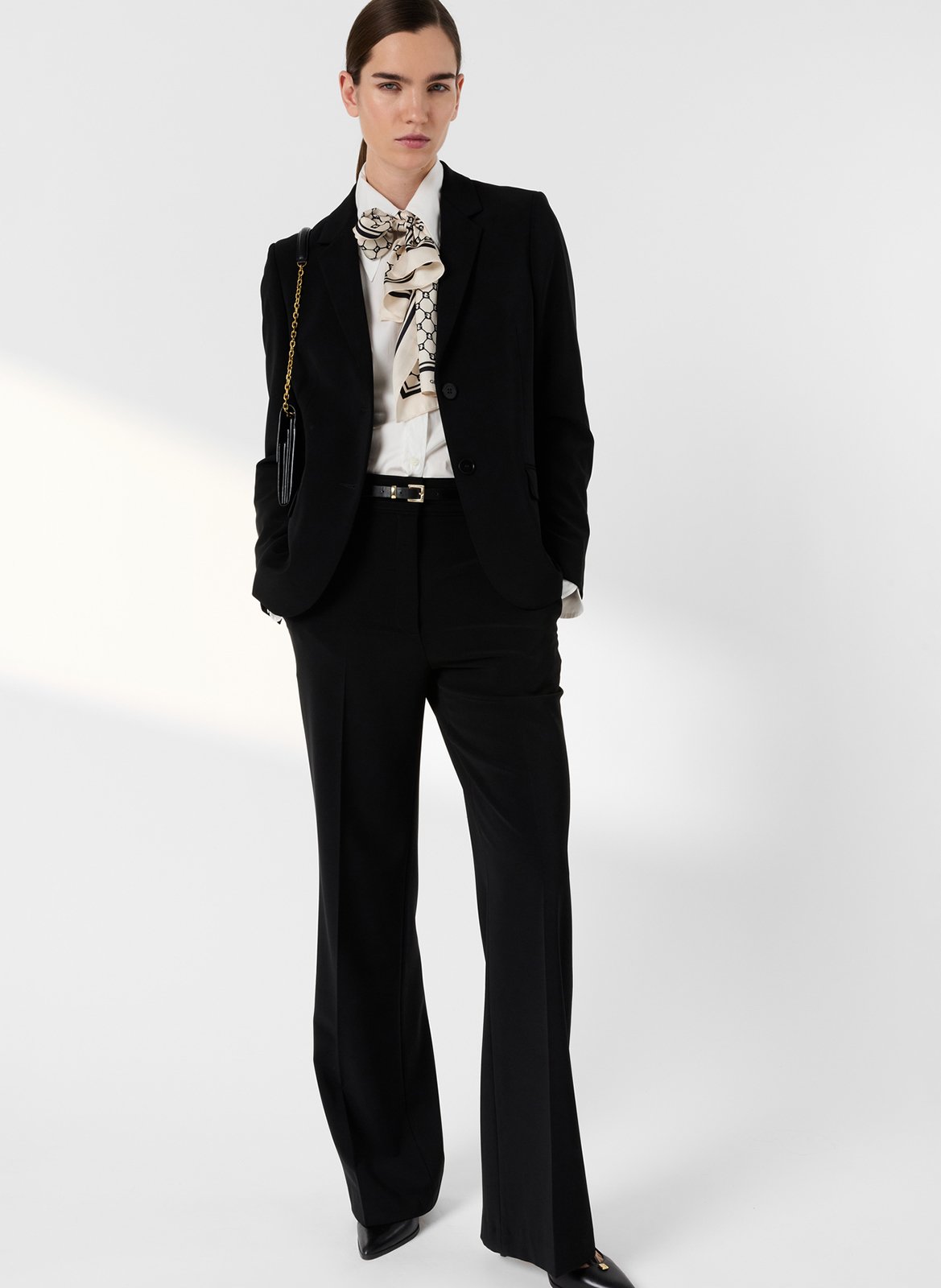 Pantalon évasé taille haute GERARD DAREL Noir