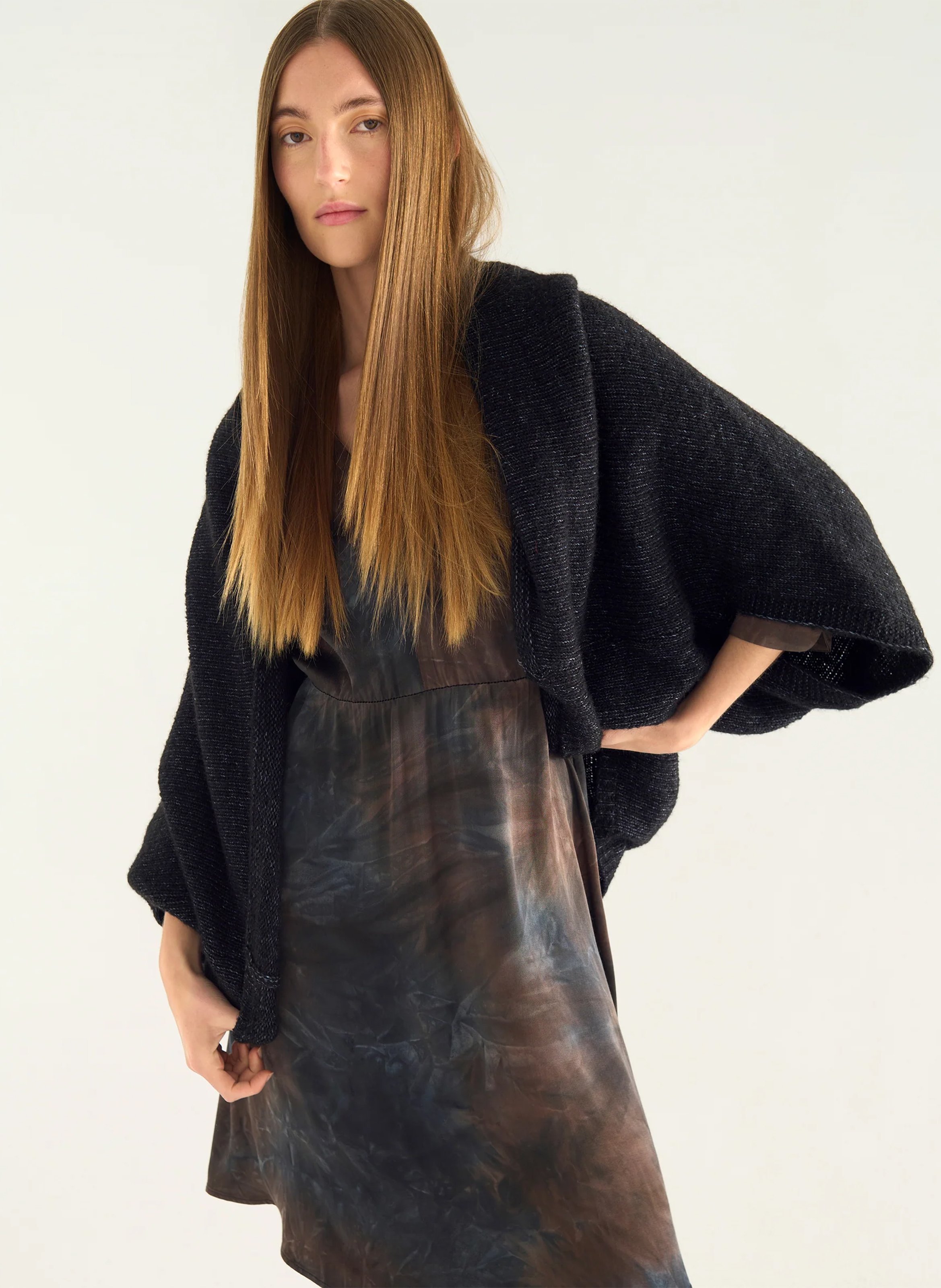 Ärmellose lockere Weste in Uni-Farbe ACOTE