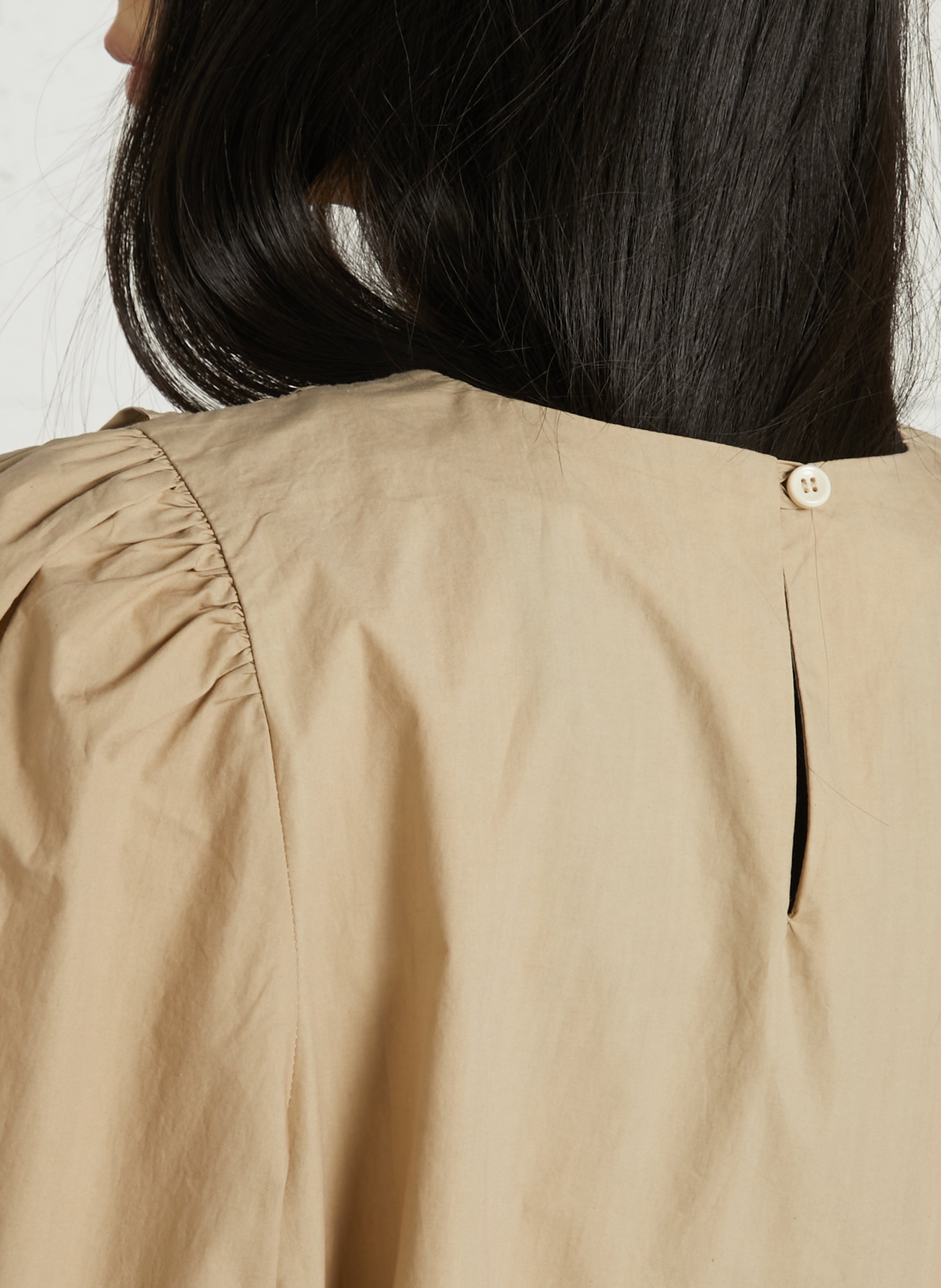 Aimee dotted Swiss top BELLEPIECE Beige