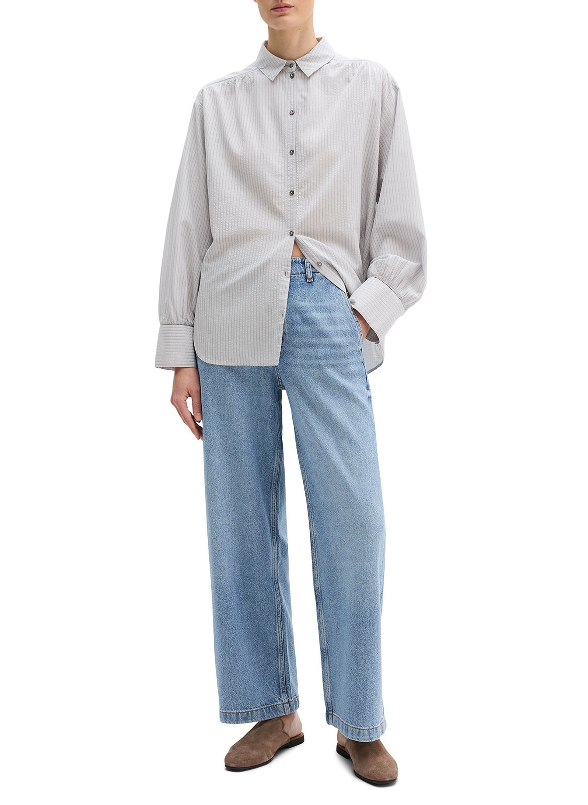 Printed cotton-blend shirt MARC O'POLO Multicolored