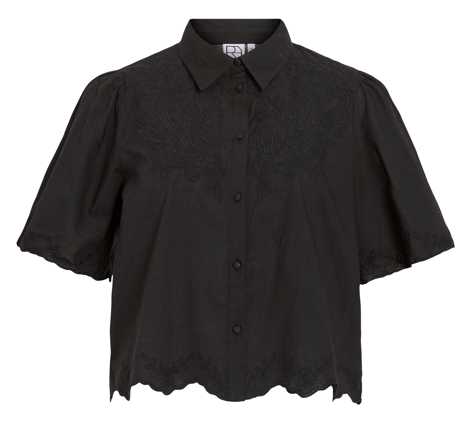 Bluse aus Bio-Baumwolle ROUGE EDIT Grau