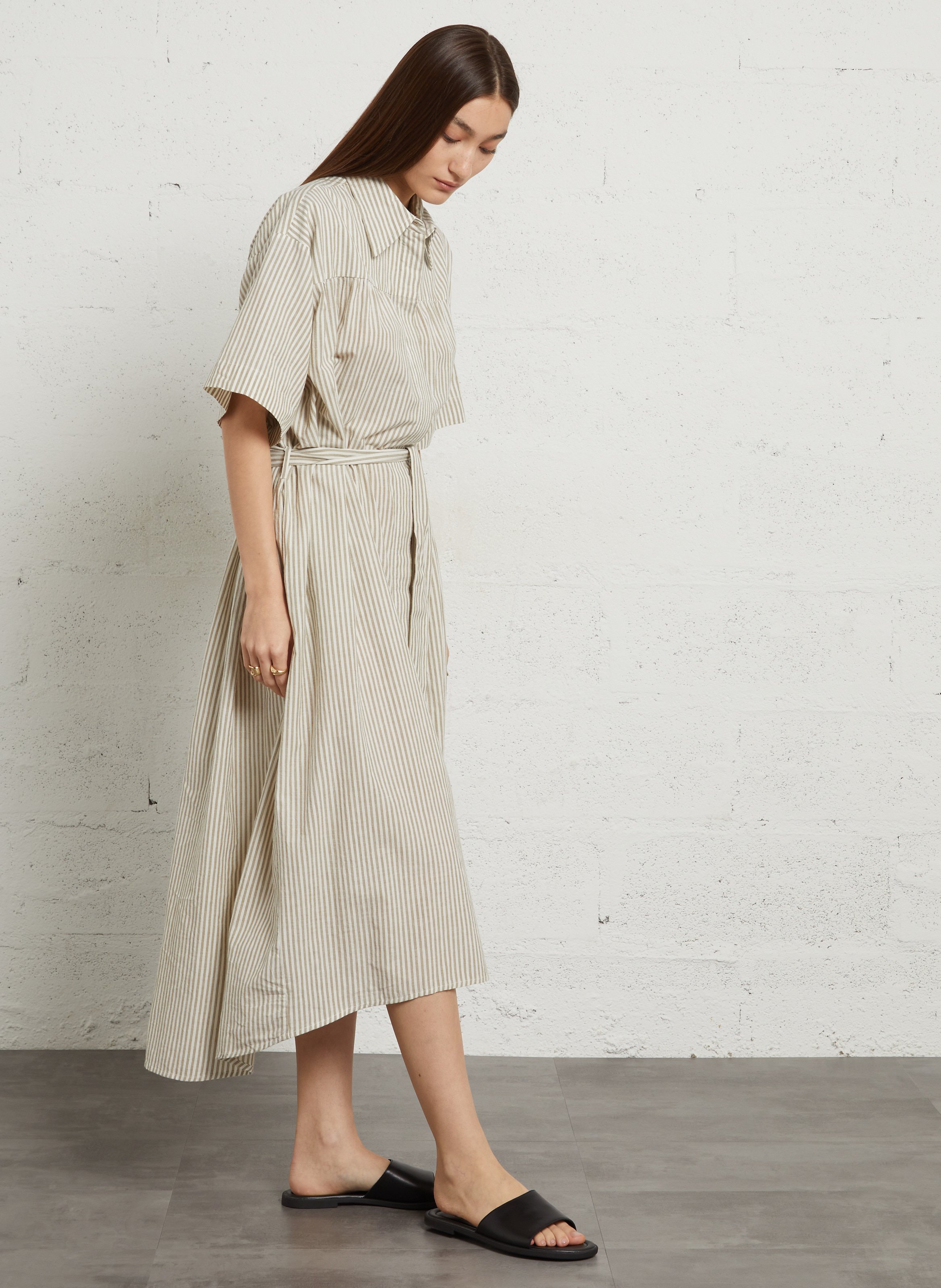 Mules plates en cuir VAGABOND Noir