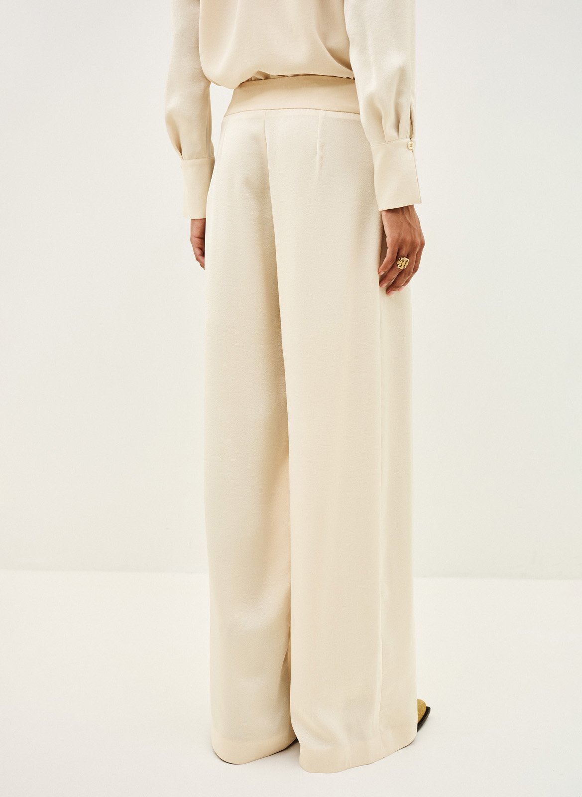 Pantalon droit fluide  BA&SH Beige