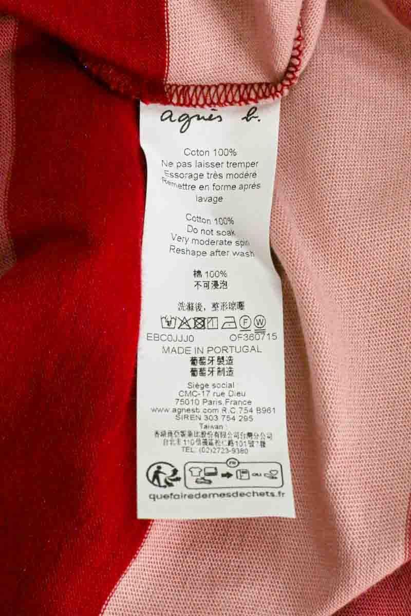 T-shirt AGNES B. - Seconde Main Red