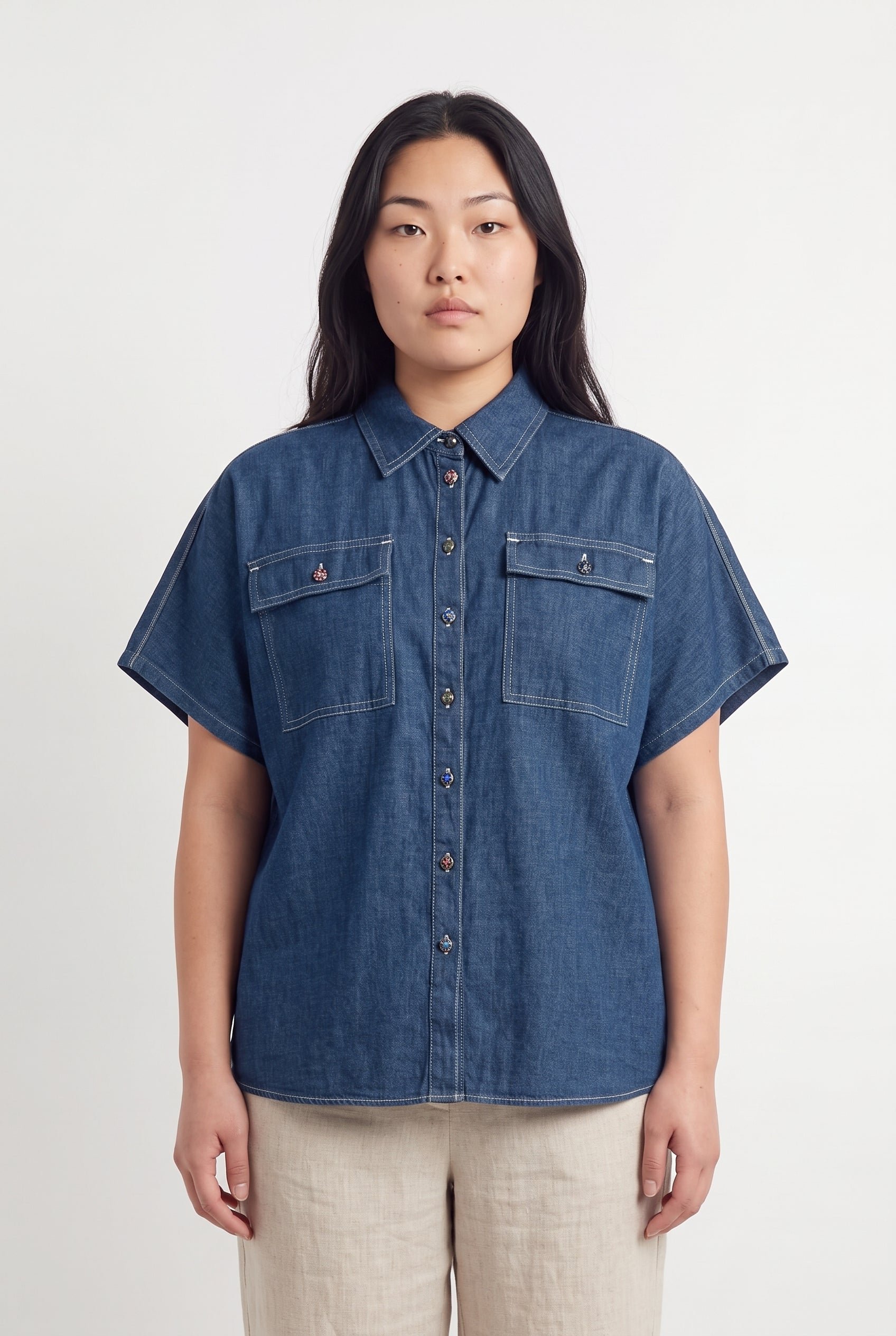 Blouse LIU JO - SECONDE MAIN Blue