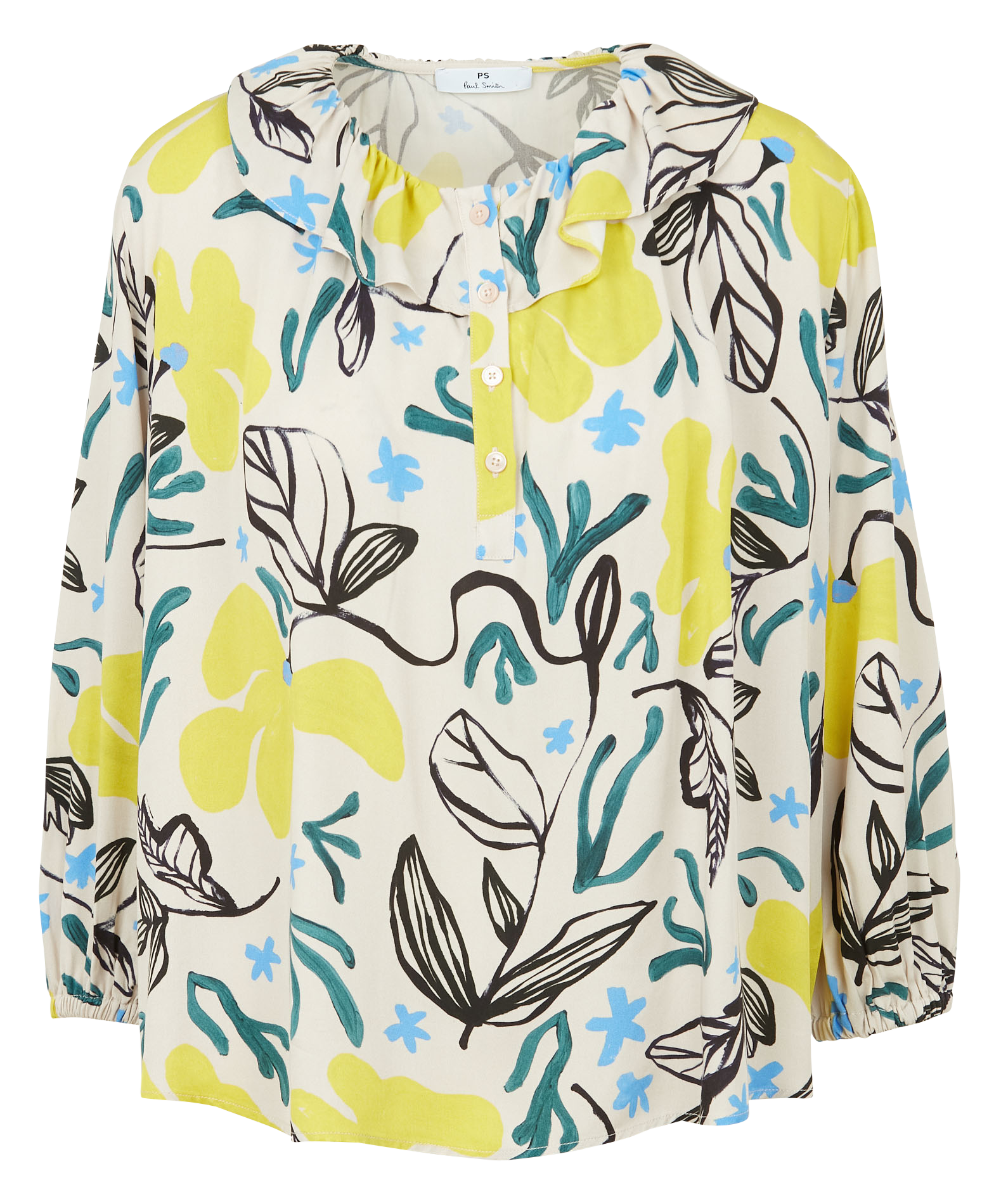 Round-neck flowing blouse PAUL SMITH White