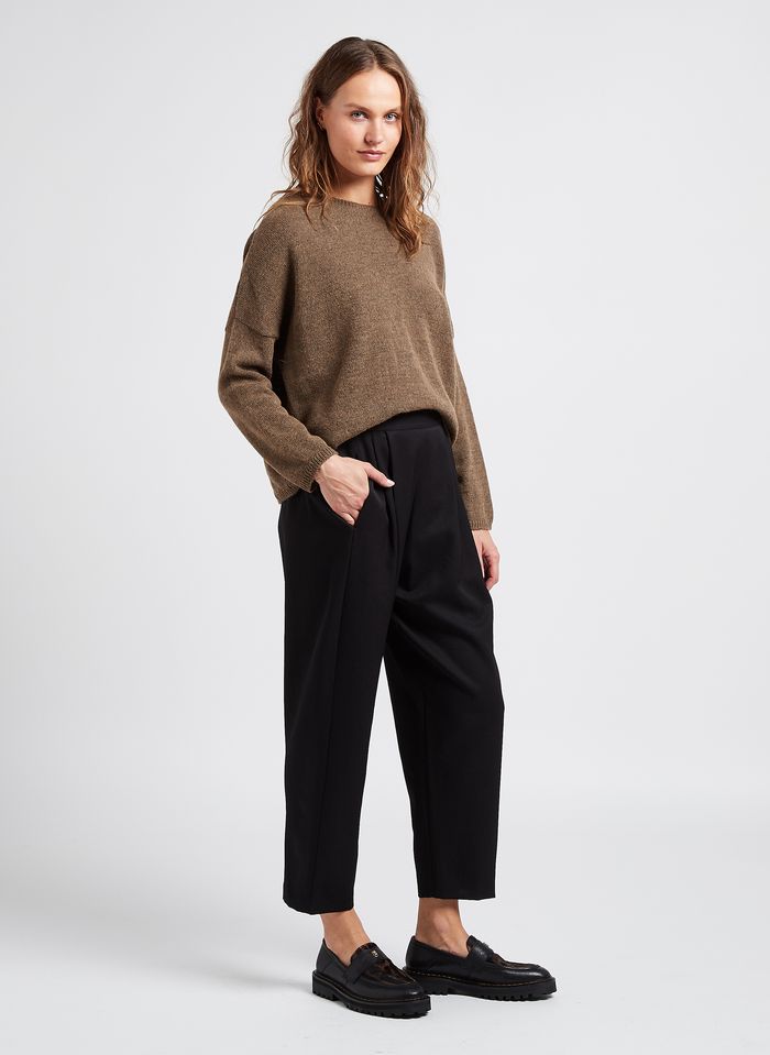 Straight-leg High-waisted Wool Pants Laurel Masscob - Women