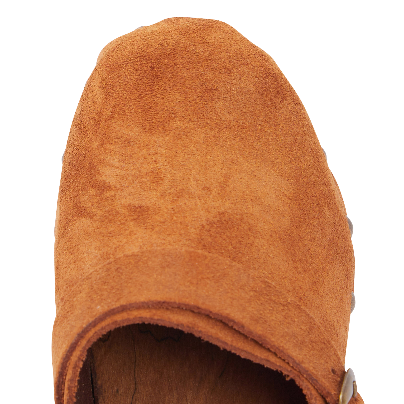 Sabots en cuir velours BOSABO Marron