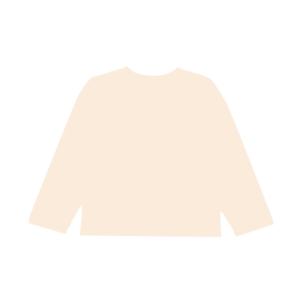 Tee-shirt col rond en coton sérigraphié THE NEW SOCIETY Beige