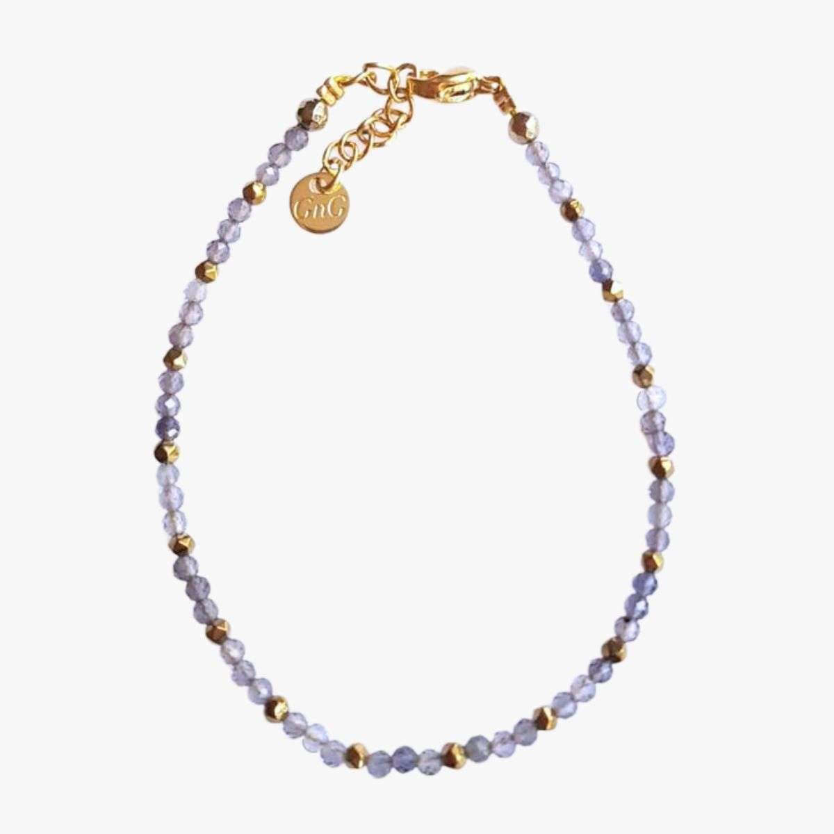 Iolite bracelet GINANDGER Purple