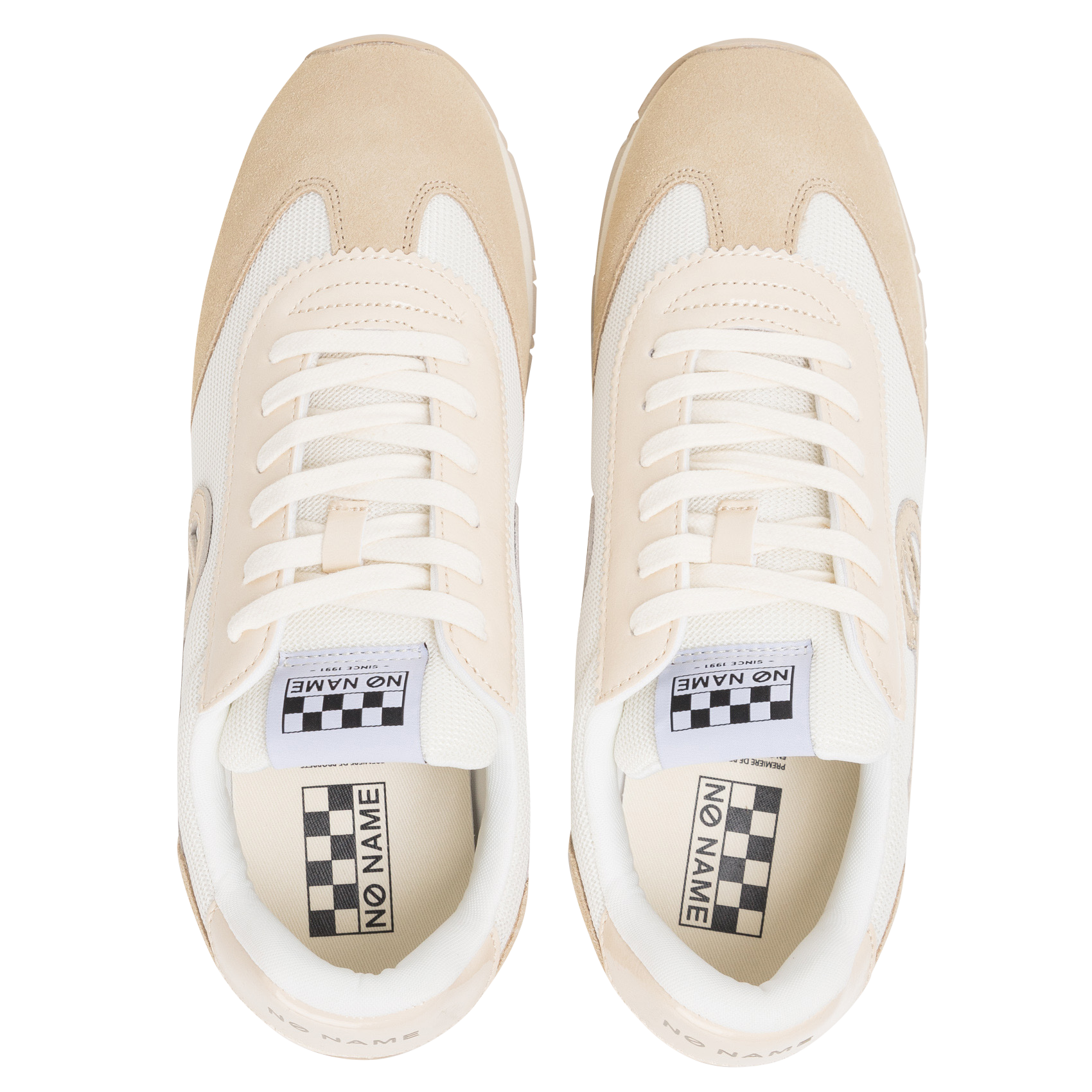 Zapatillas bajas bimateria NO NAME Beige