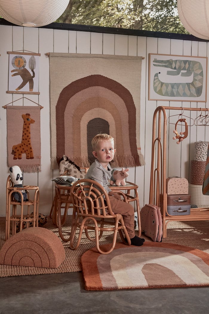 Cotton and polyester plush OYOY LIVING DESIGN Black