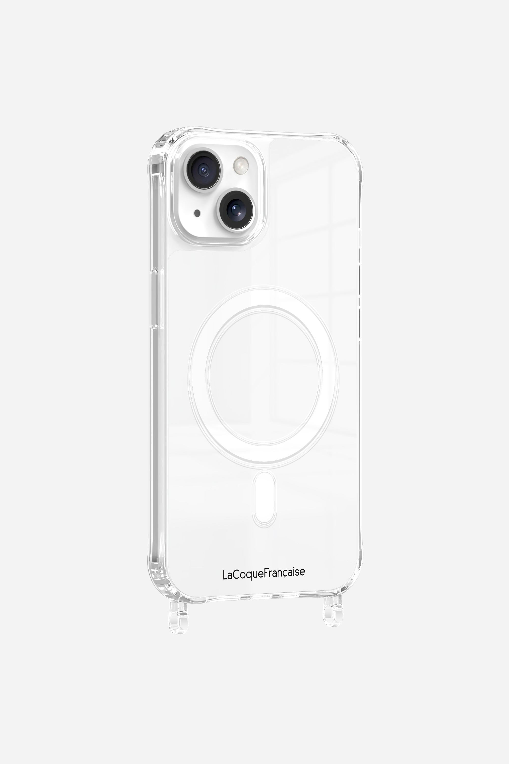 Magsafe phone case with rings for iphone 13 LA COQUE FRANCAISE Silver