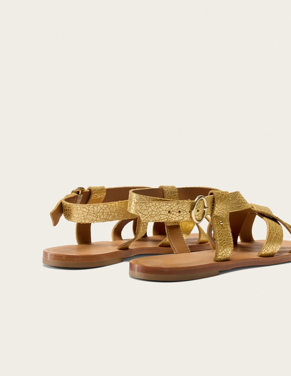 Sandals ODAJE EX. M.MOUSTACHE Golden