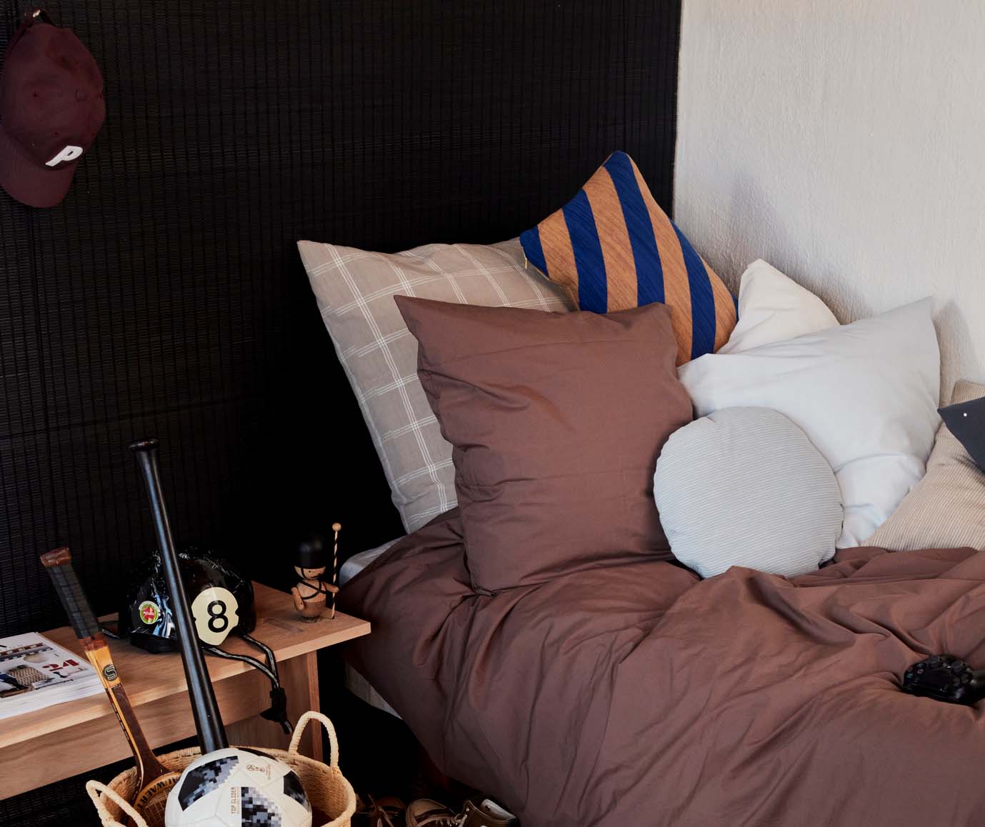 Cotton cushion cover OYOY LIVING DESIGN Beige