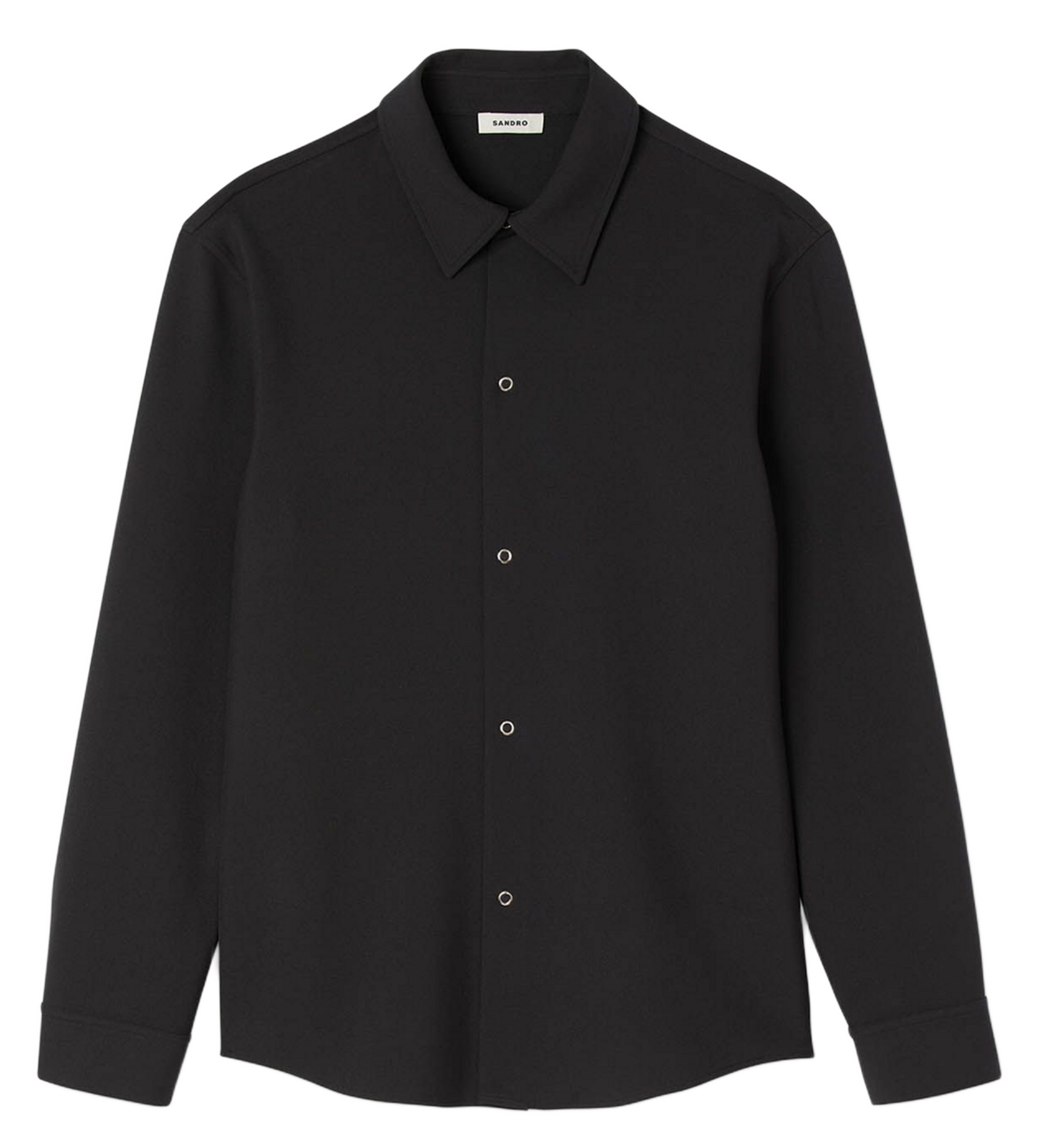 Chemise droite à col classique   Gris fonce