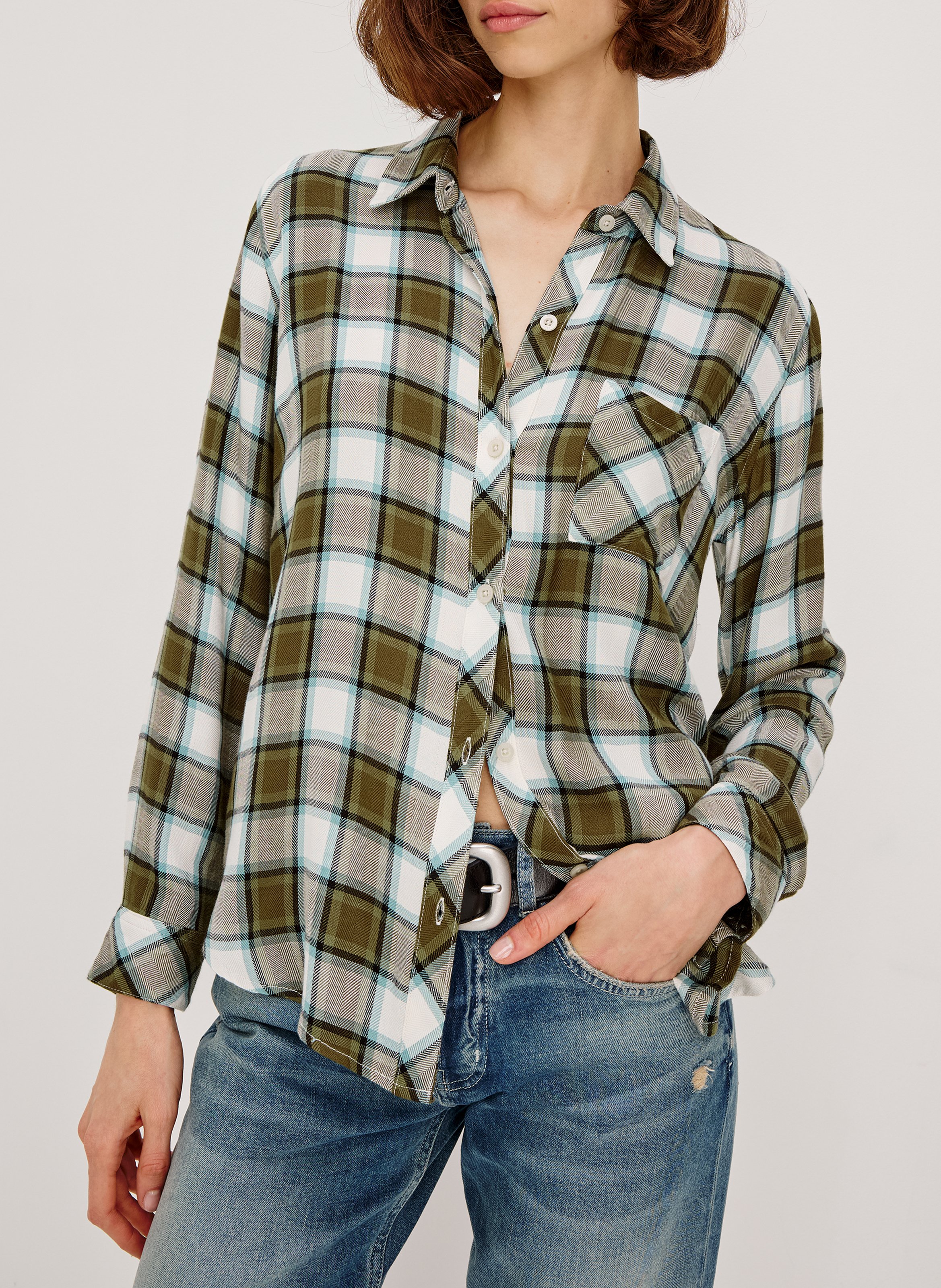 Straight checked shirt RAILS Multicolored