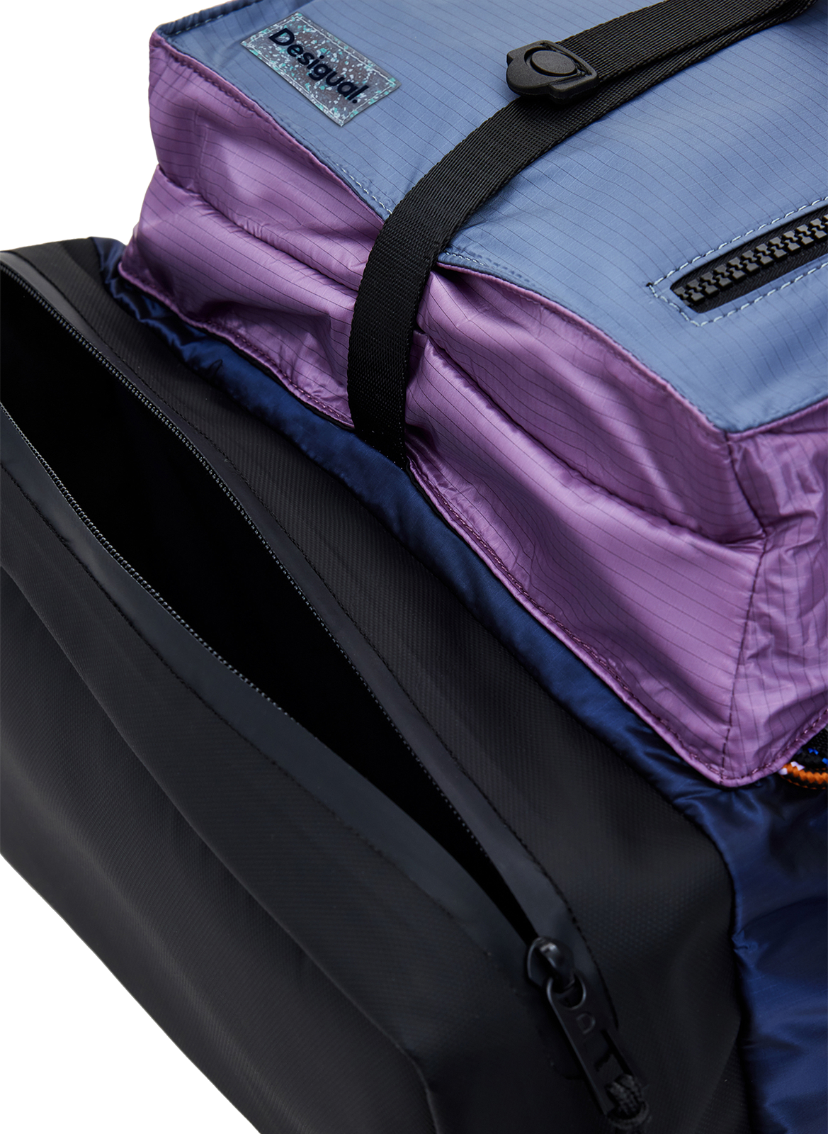 Grand sac à dos tote DESIGUAL Bleu