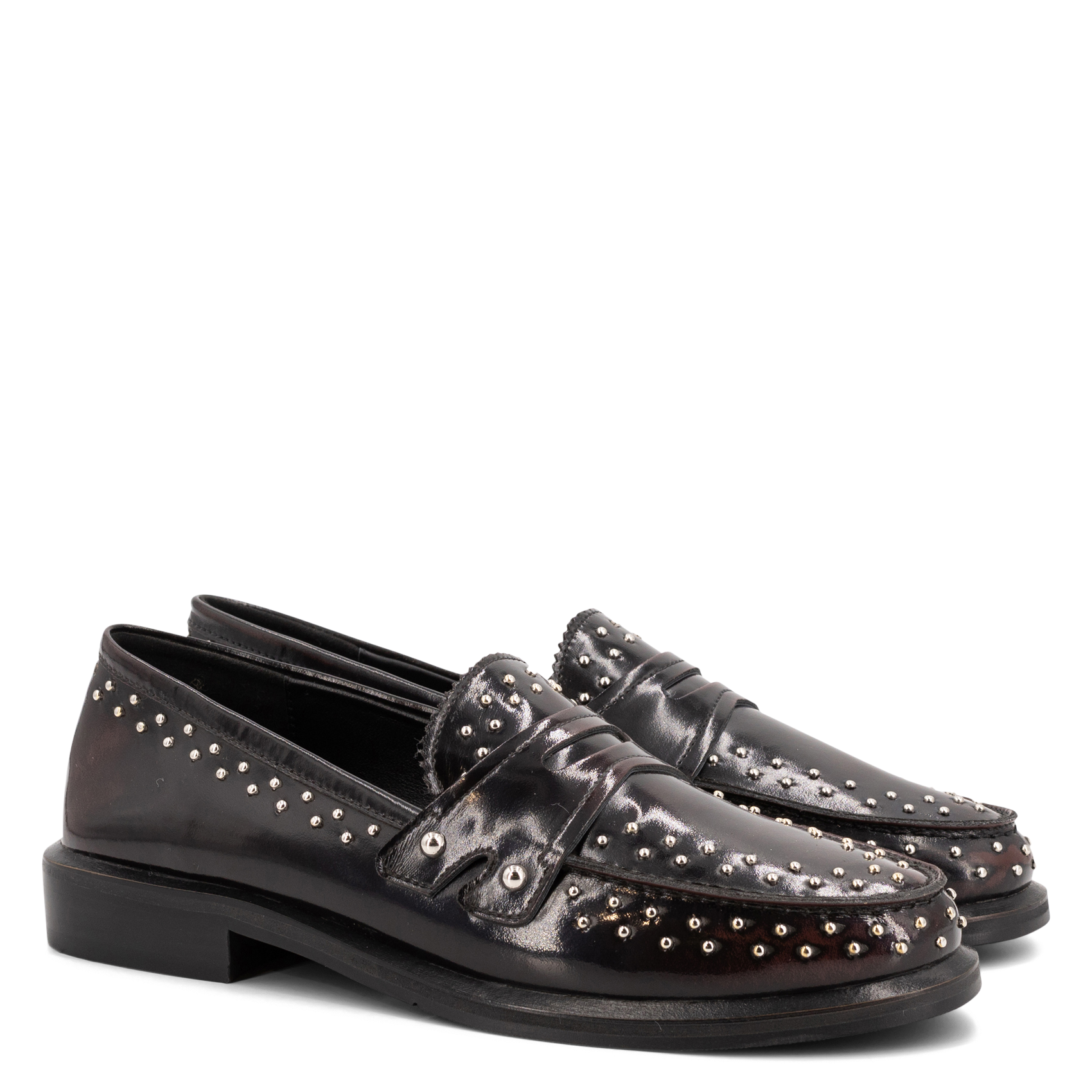 Mocassin en daim TORAL Rouge