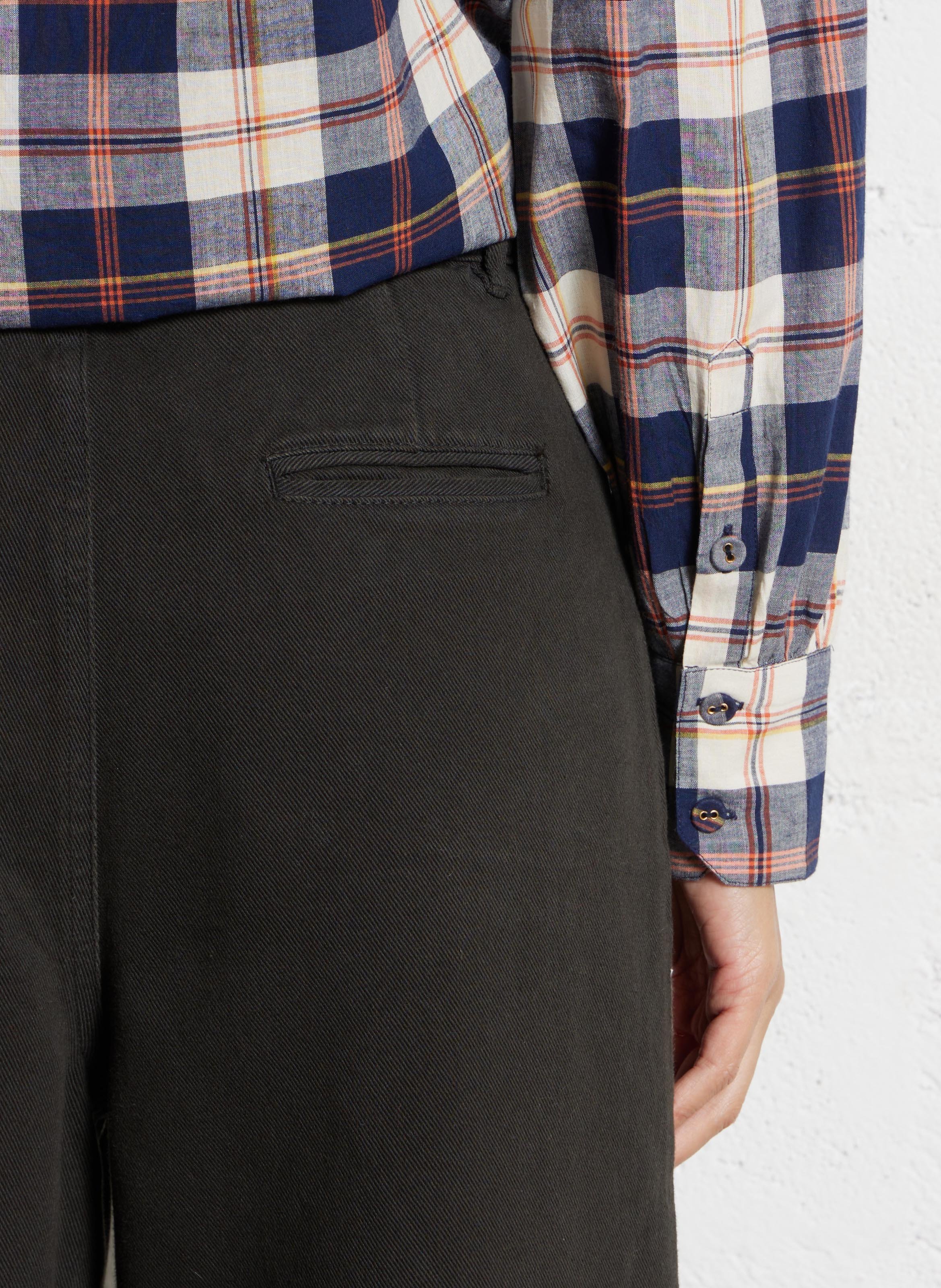 Cotton-blend wide-leg jeans BELLEPIECE Black