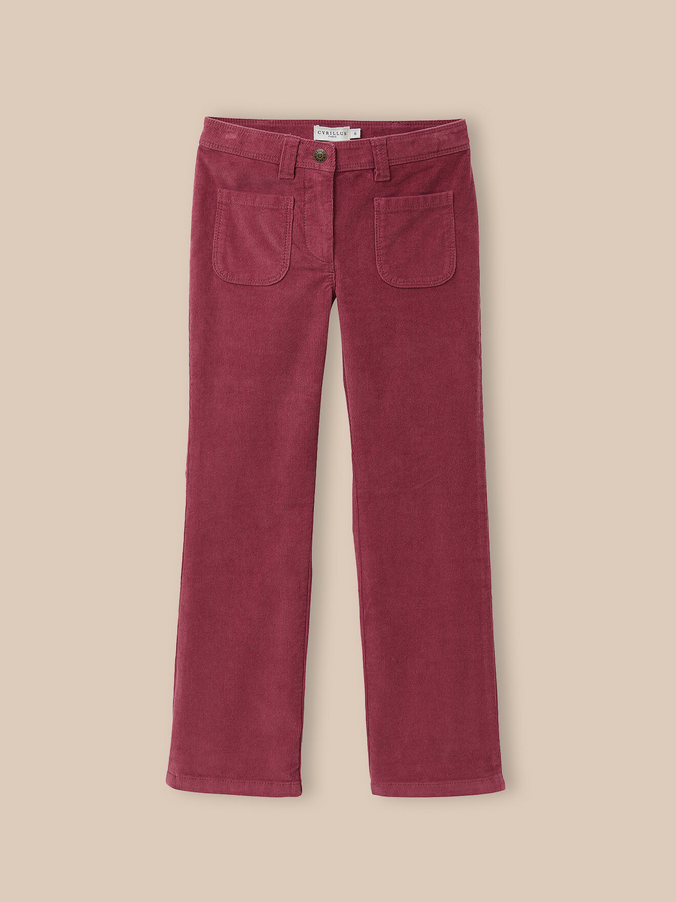 Flared velvet pants CYRILLUS
