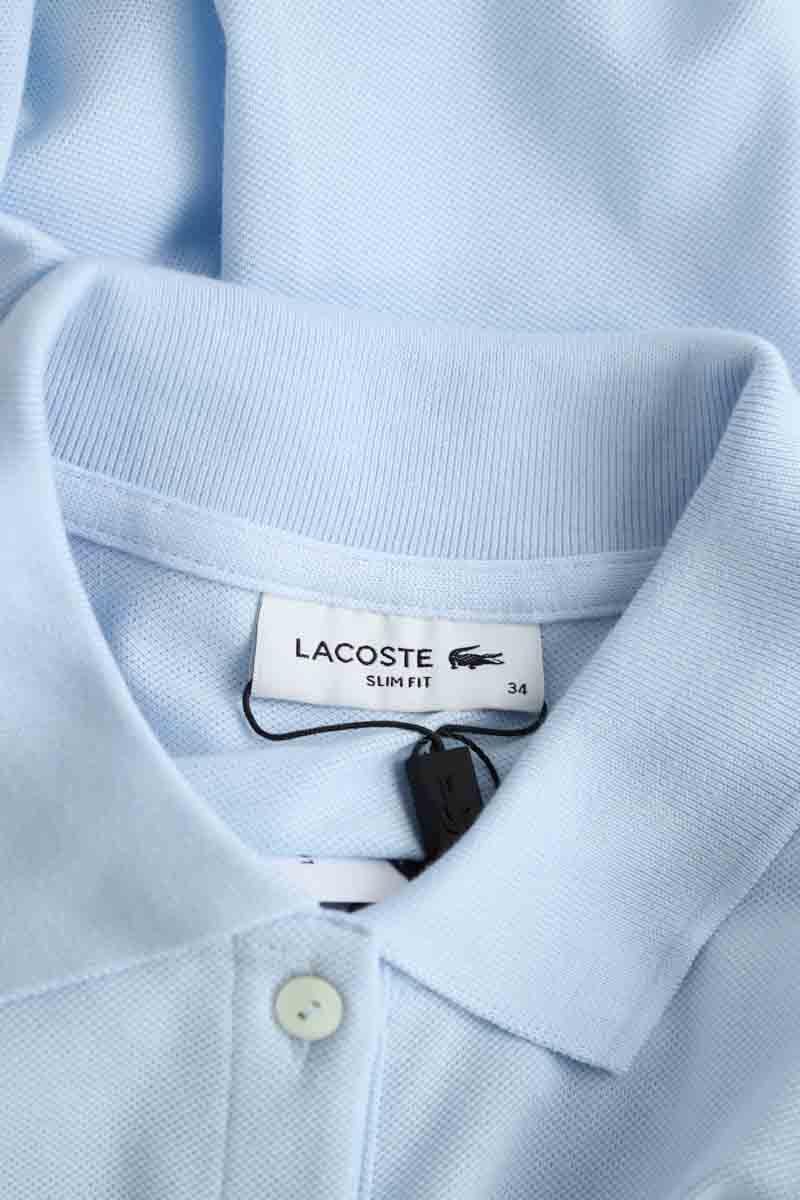 Cotton polo shirt LACOSTE - SECONDE MAIN Blue
