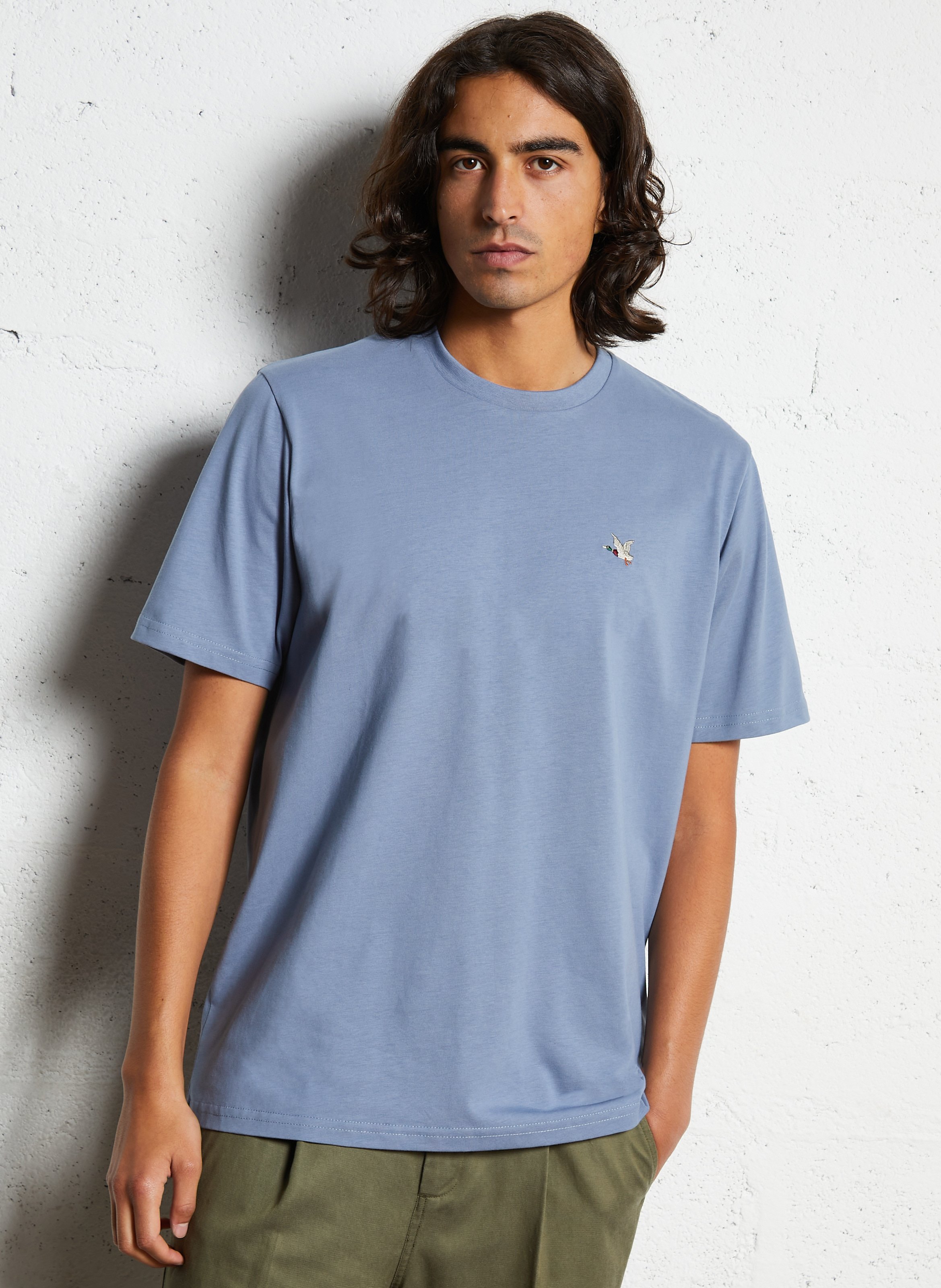 Tee-shirt oversize en coton bio CHEVIGNON Bleu