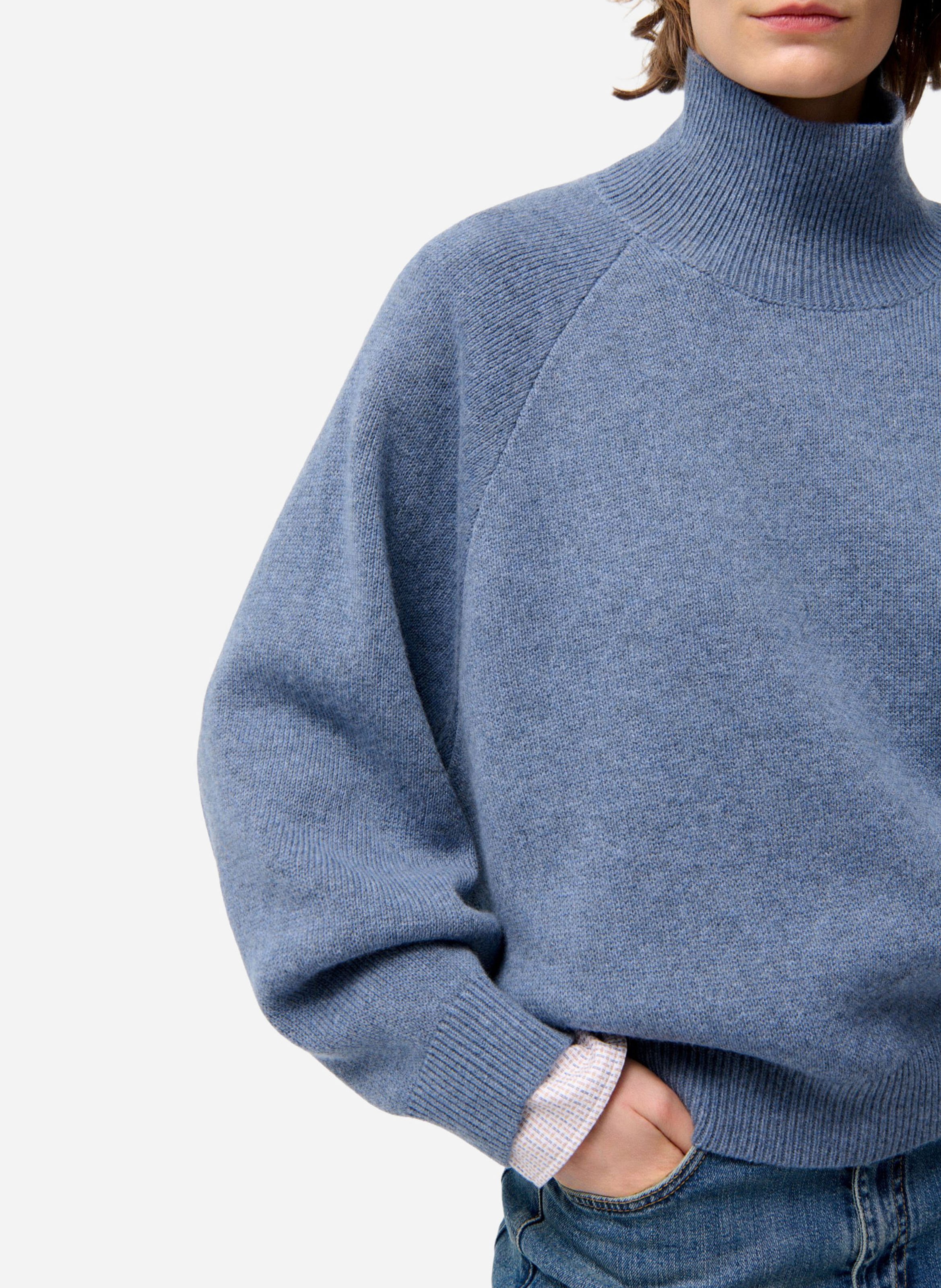 Coltrui van wol VANESSA BRUNO Blauw