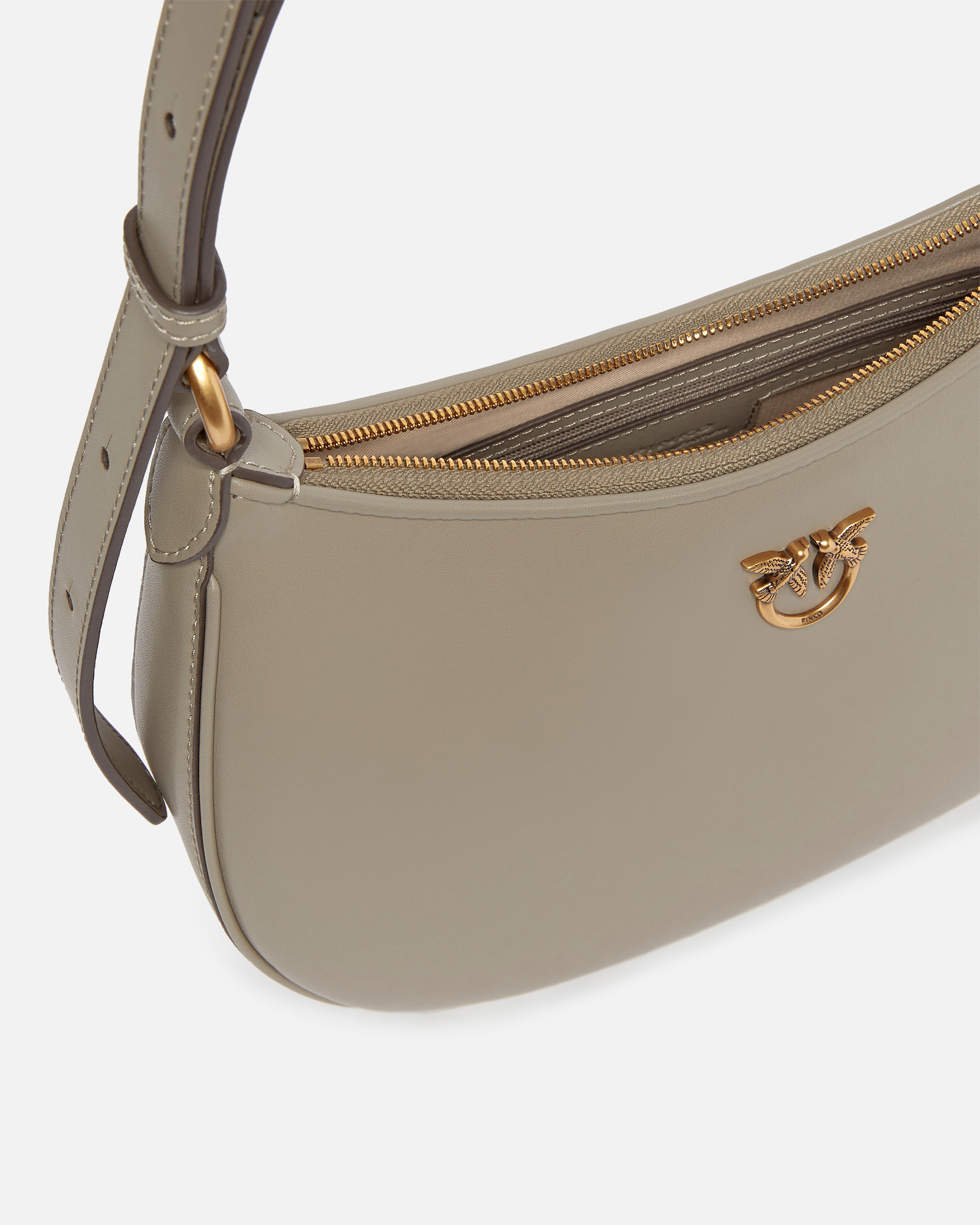 Mini Love Bag Half Moon Simply PINKO Grey